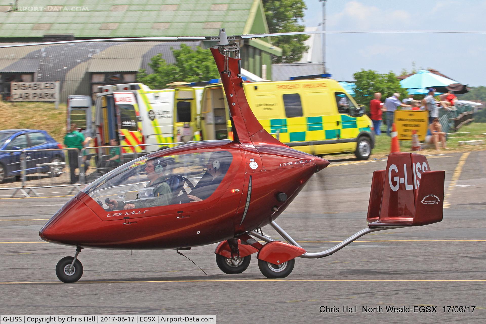 G-LISS, 2011 Rotorsport UK Calidus C/N RSUK/CALS/019, Air Britain fly in, North Weald