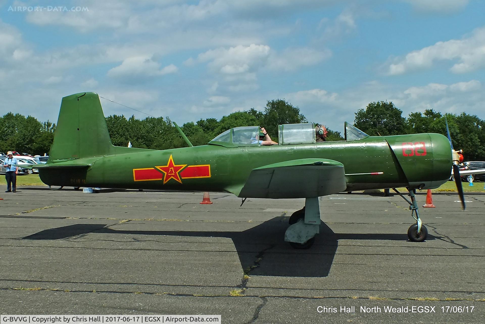 G-BVVG, 1966 Nanchang CJ-6A Chujiao C/N 2751219, Air Britain fly in, North Weald