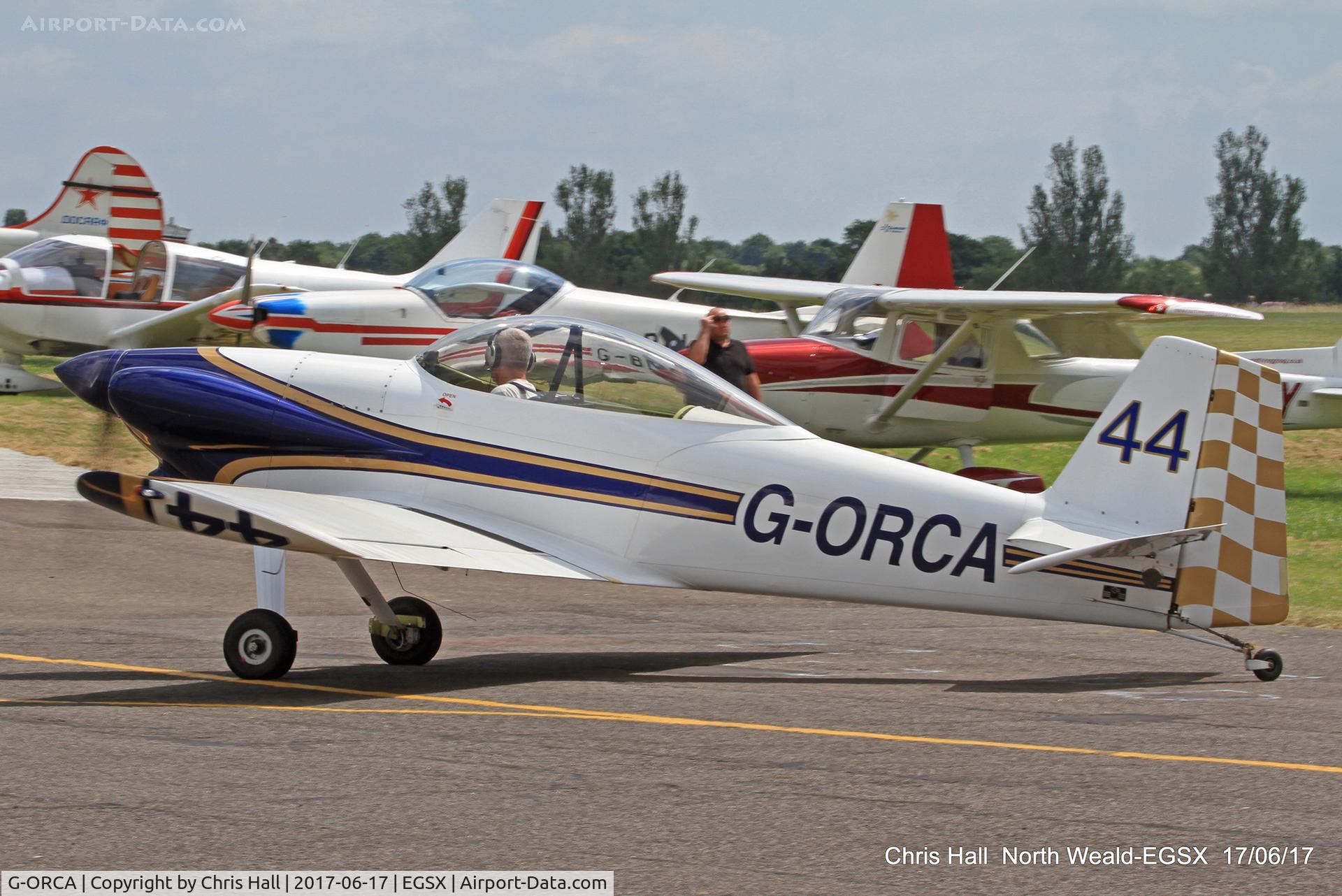 G-ORCA, 2005 Vans RV-4 C/N PFA 181-12924, Air Britain fly in, North Weald