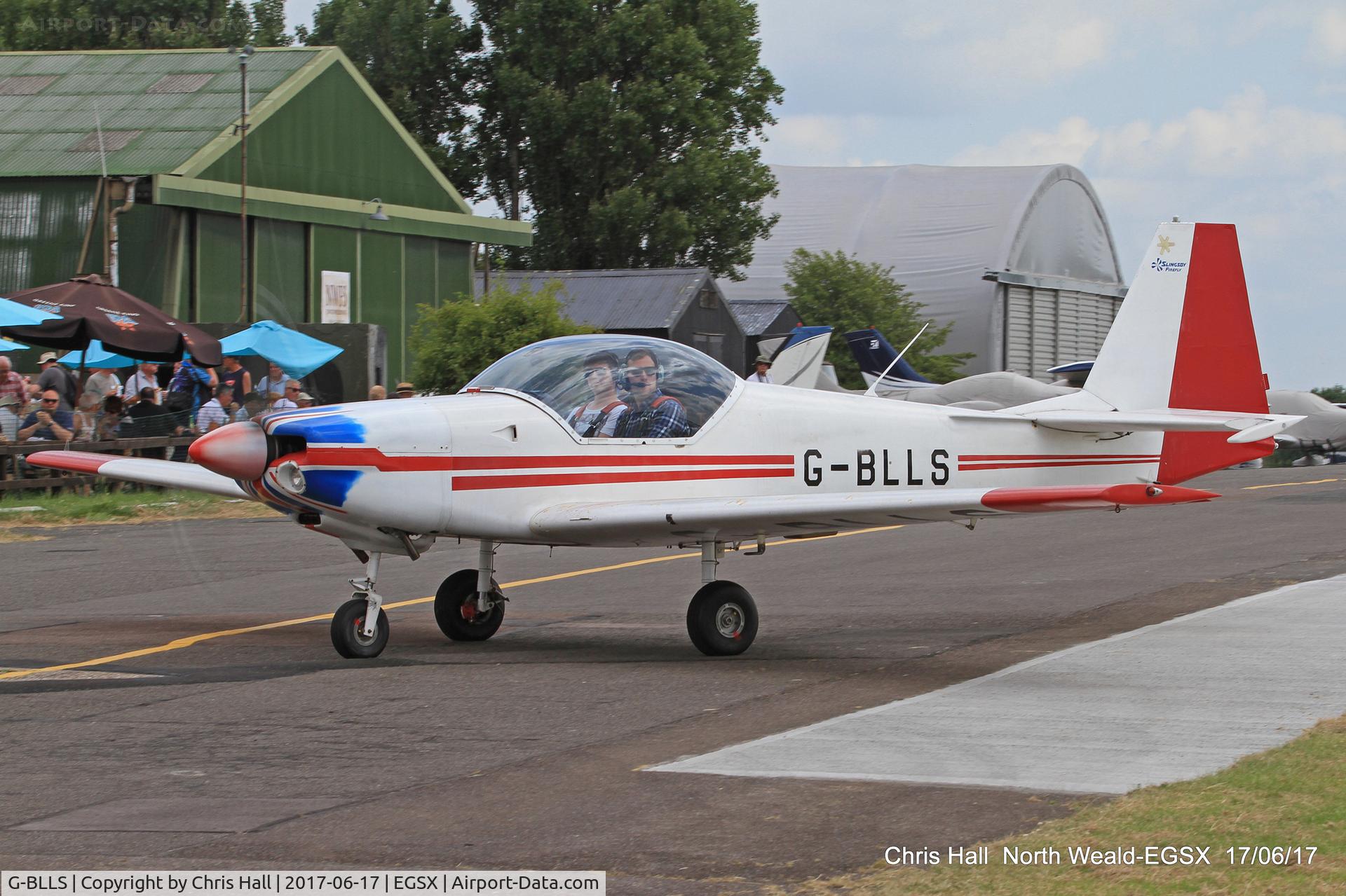 G-BLLS, 1984 Slingsby T-67B Firefly C/N 2013, Air Britain fly in, North Weald