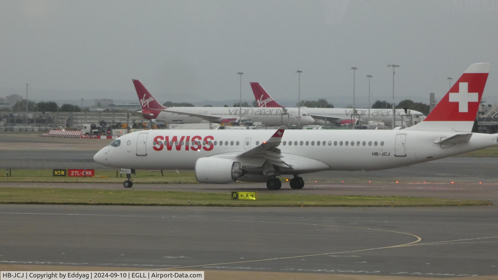 HB-JCJ, 2018 Bombardier CSeries CS300 (BD-500-1A11) C/N 55025, Swiss