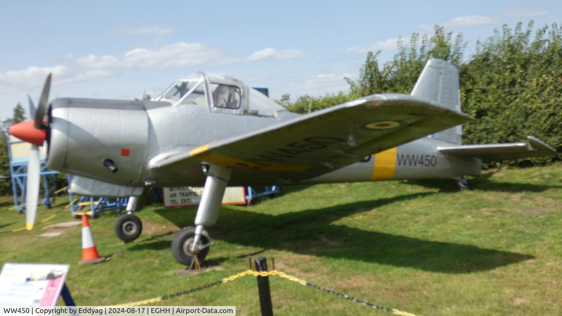 WW450, Percival P.56 Provost T1 C/N PAC/F/265, Bournemouth Aviation Museum
