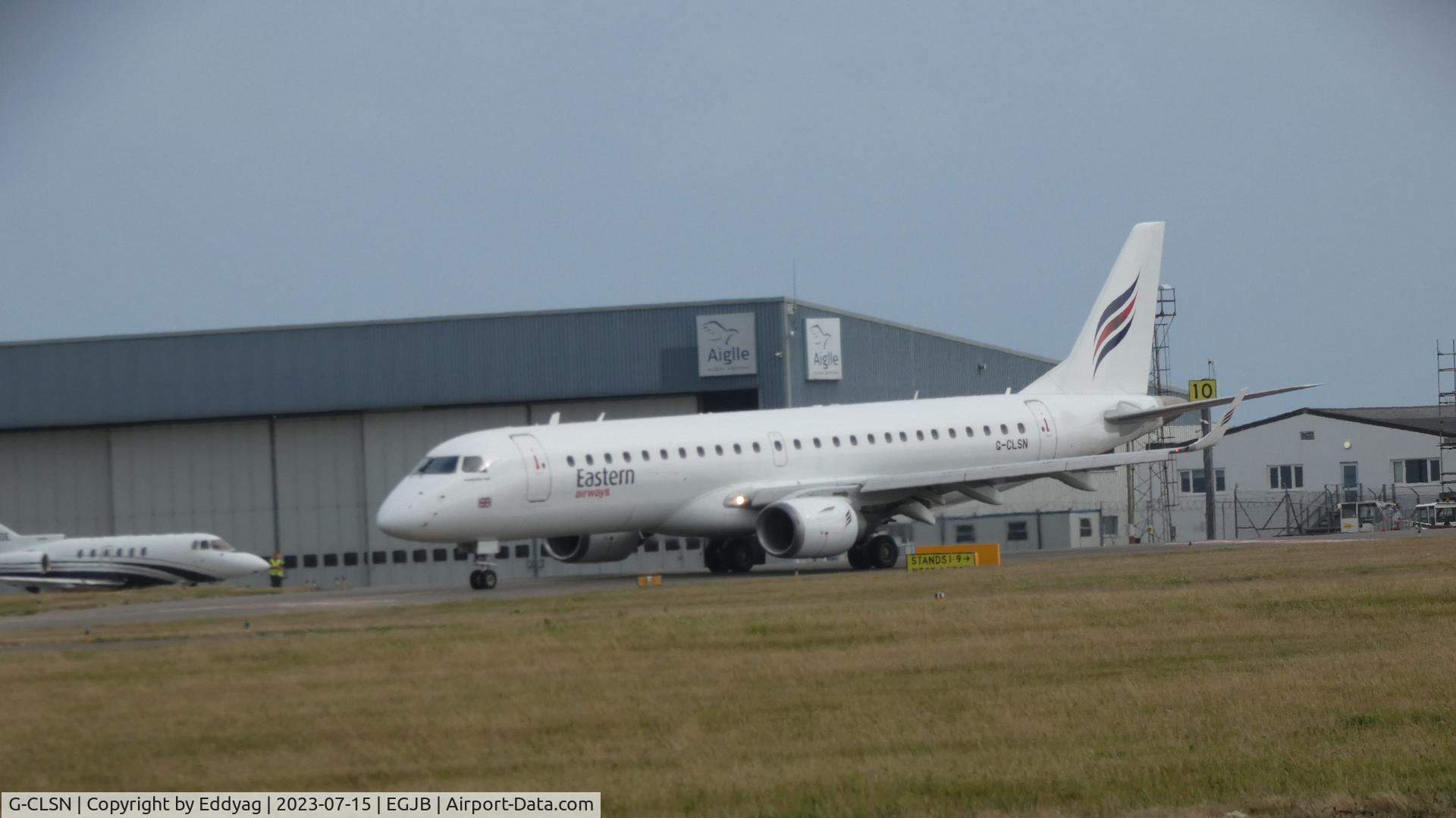 G-CLSN, 2007 Embraer 190LR (ERJ-190-100LR) C/N 19000130, Eastern Airways