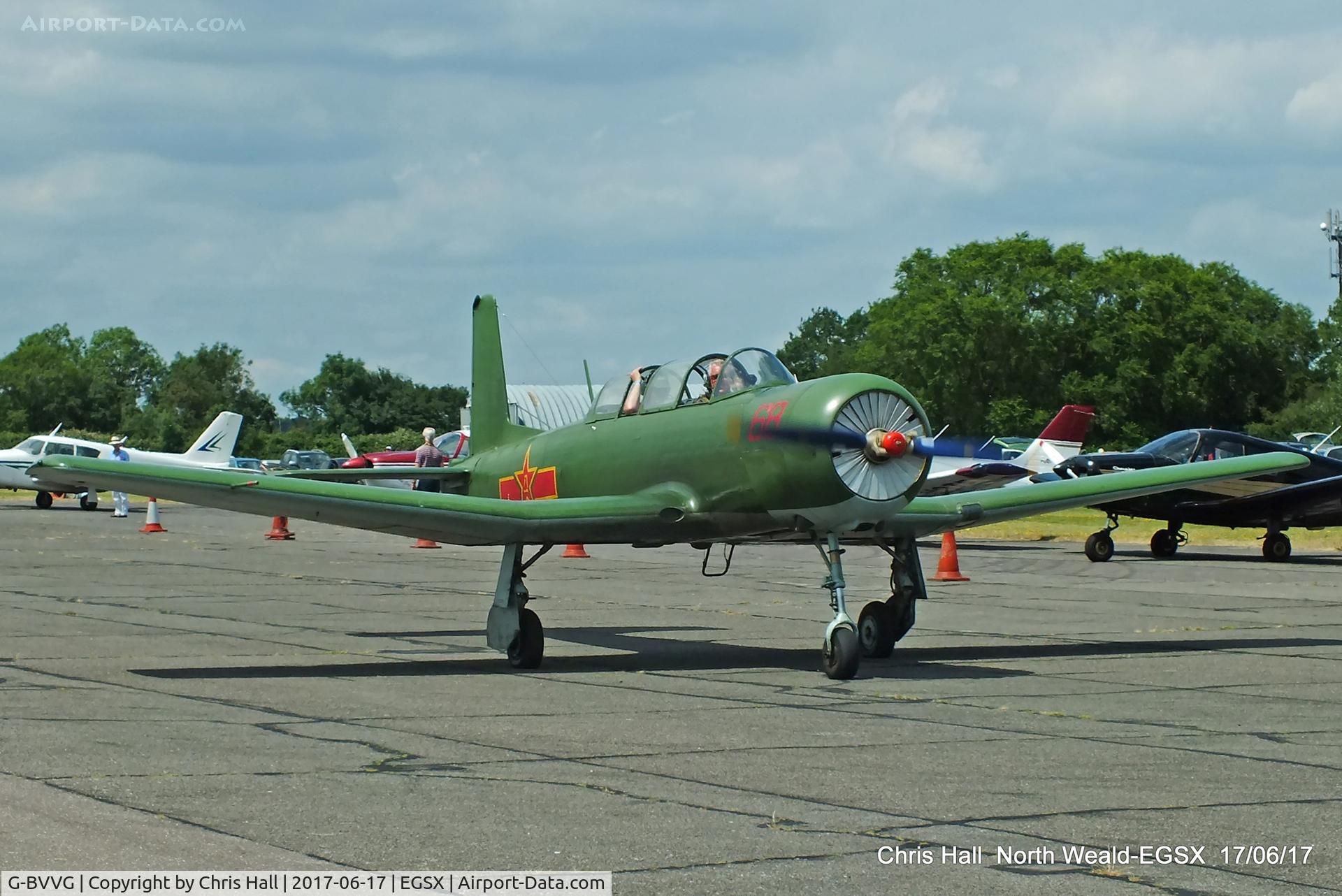 G-BVVG, 1966 Nanchang CJ-6A Chujiao C/N 2751219, Air Britain fly in, North Weald