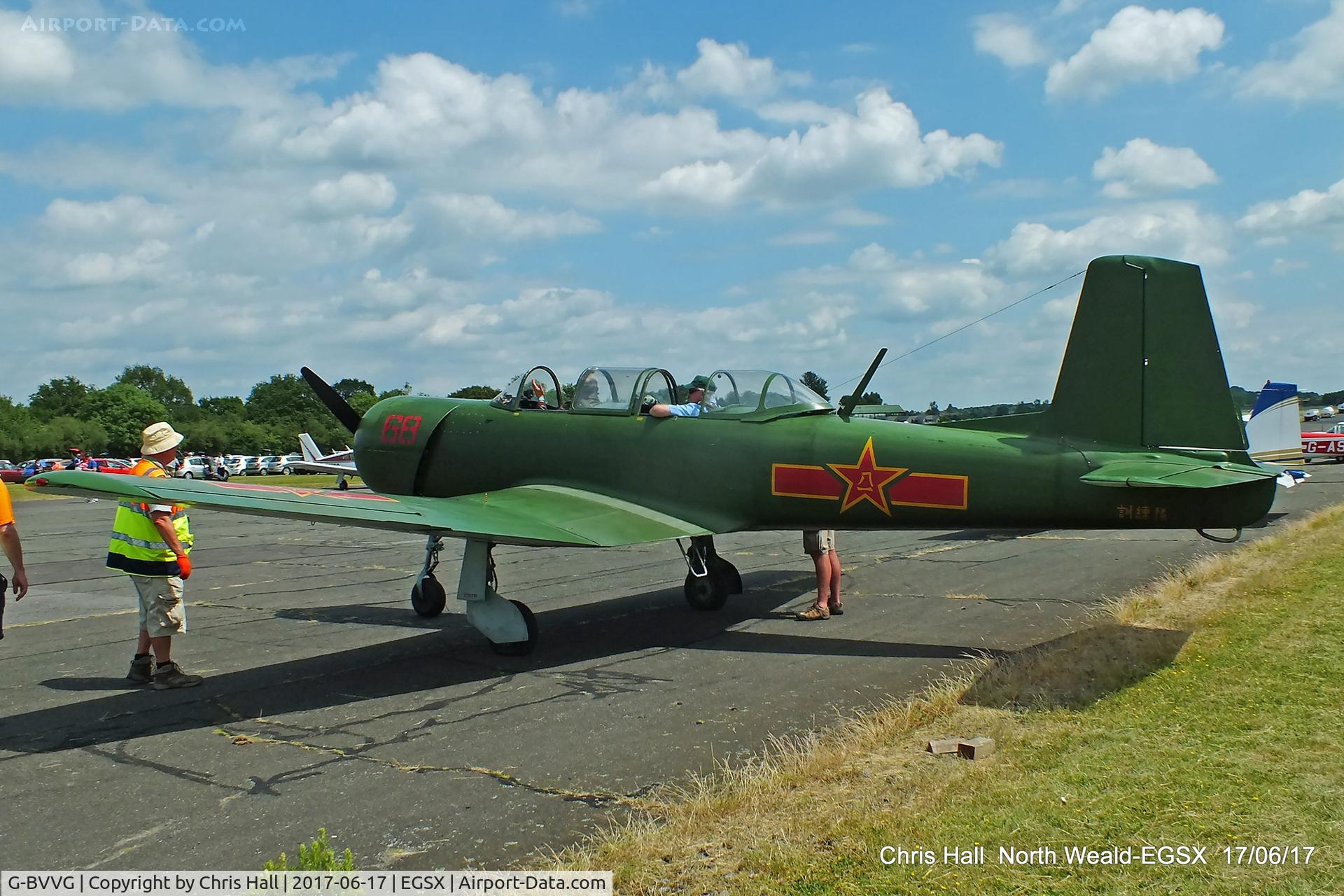 G-BVVG, 1966 Nanchang CJ-6A Chujiao C/N 2751219, Air Britain fly in, North Weald