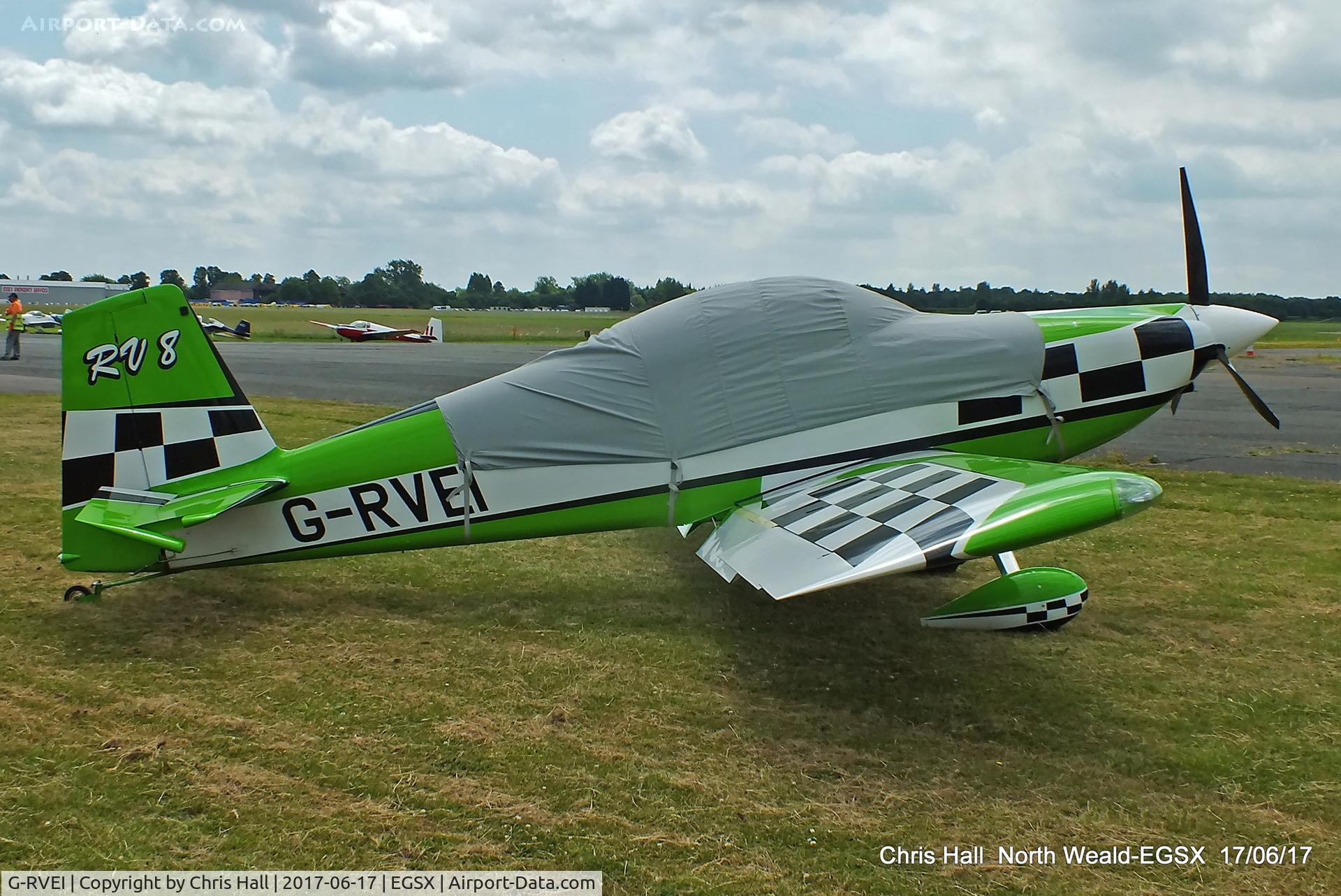 G-RVEI, 2011 Vans RV-8 C/N LAA 303-14961, Air Britain fly in, North Weald