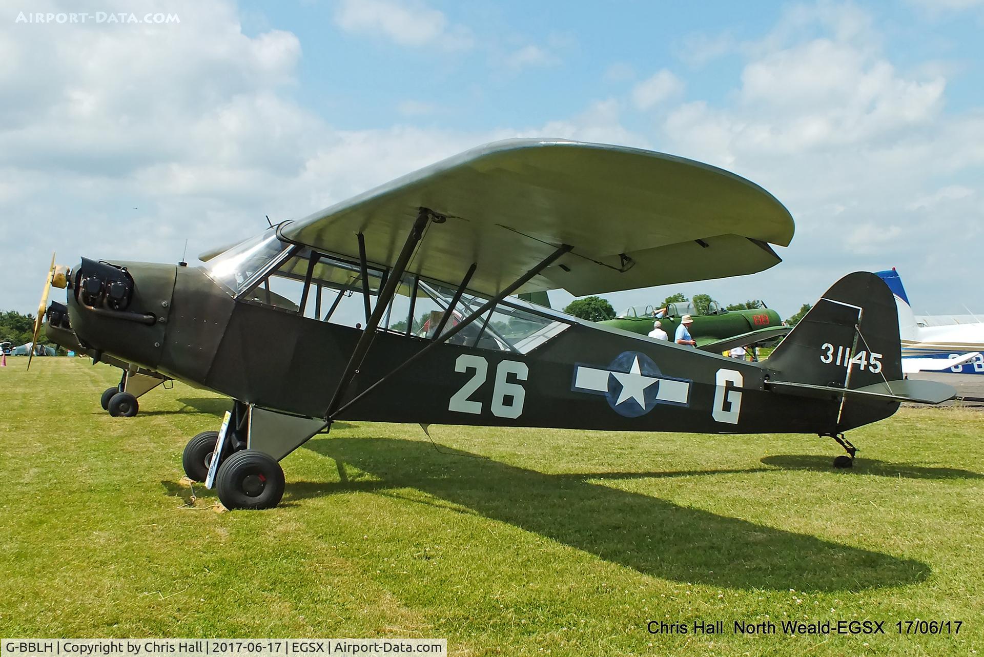 G-BBLH, 1943 Piper J3C-65 Cub Cub C/N 10549, Air Britain fly in, North Weald