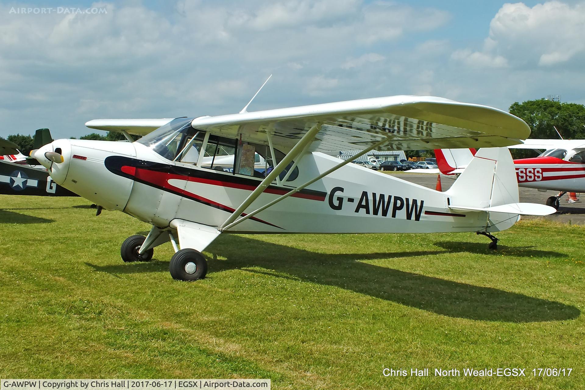 G-AWPW, 1947 Piper PA-12 Super Cruiser C/N 12-3947, Air Britain fly in, North Weald