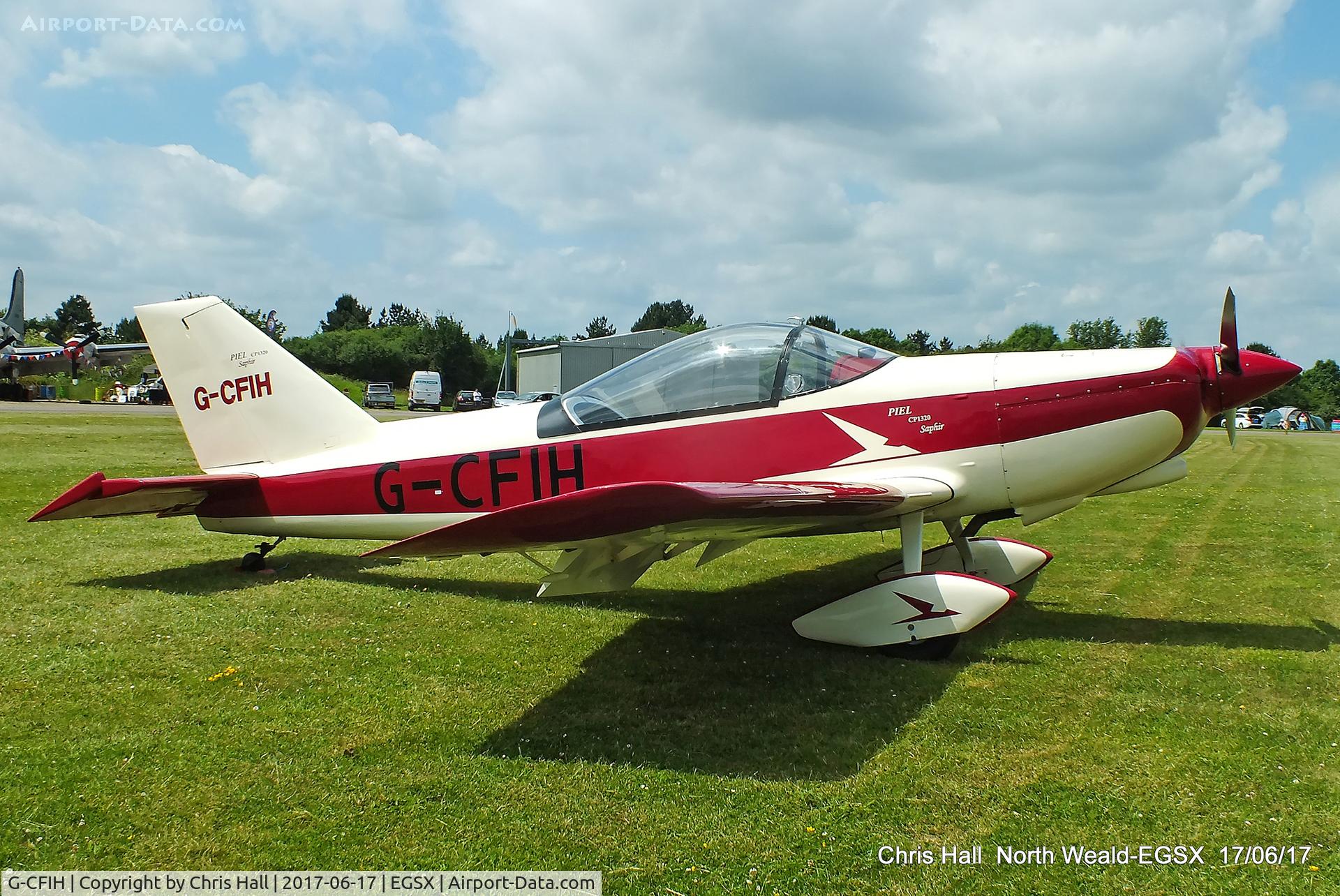 G-CFIH, 2008 Piel CP-1320 Saphir C/N PFA 170-11266, Air Britain fly in, North Weald