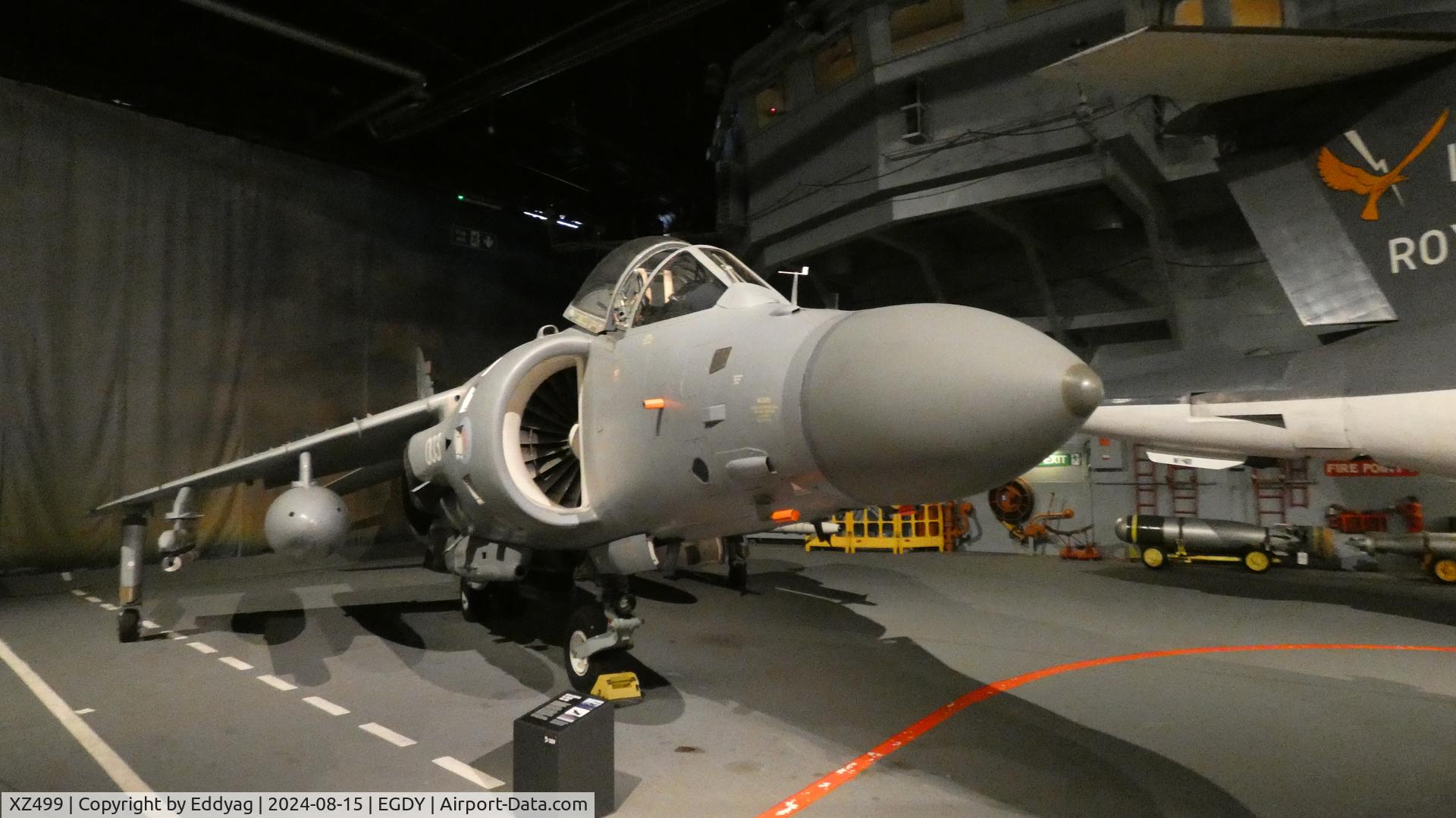 XZ499, 1981 British Aerospace Sea Harrier FRS.1 C/N 41H-912023, Fleet Air Arm Museum