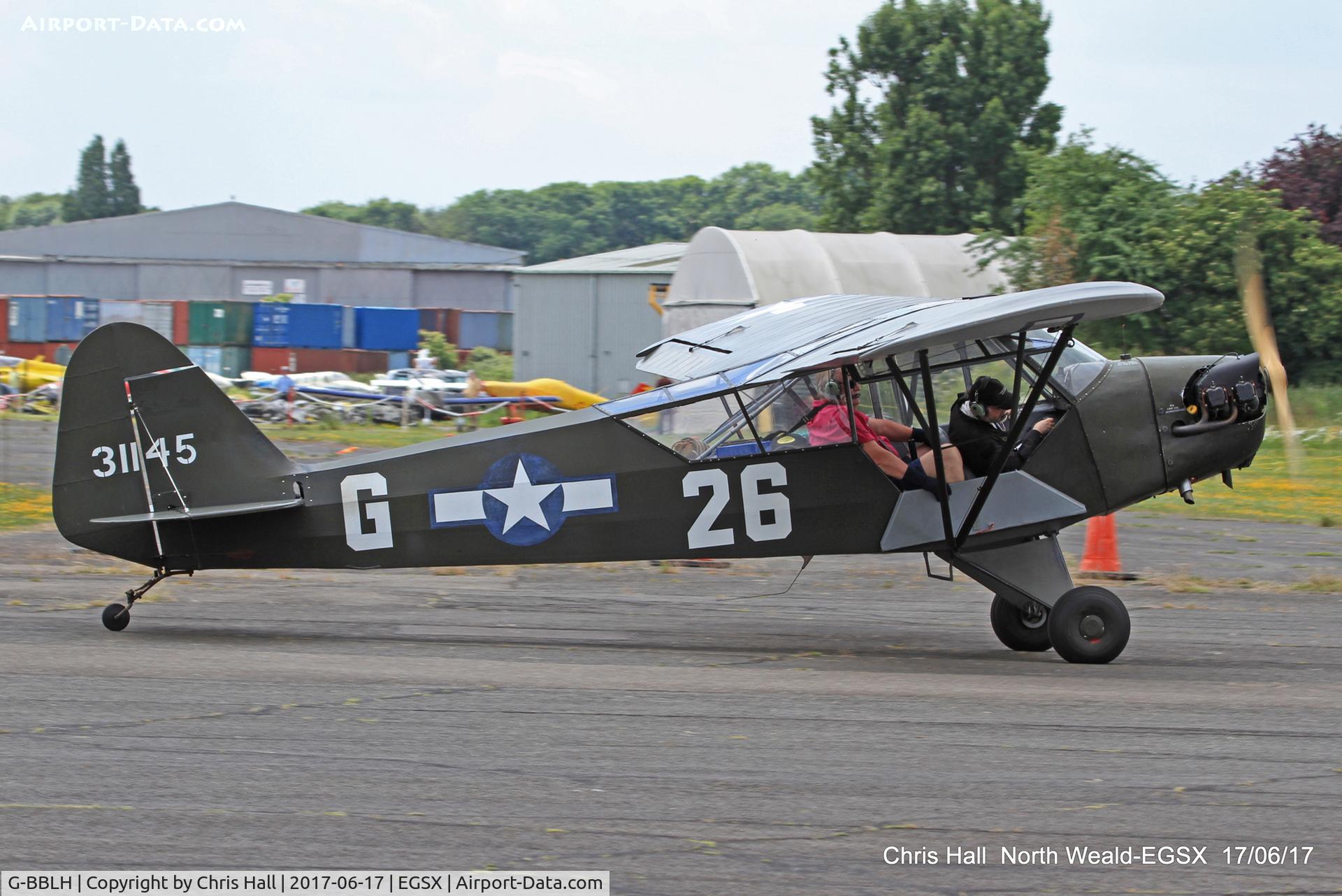G-BBLH, 1943 Piper J3C-65 Cub Cub C/N 10549, Air Britain fly in, North Weald