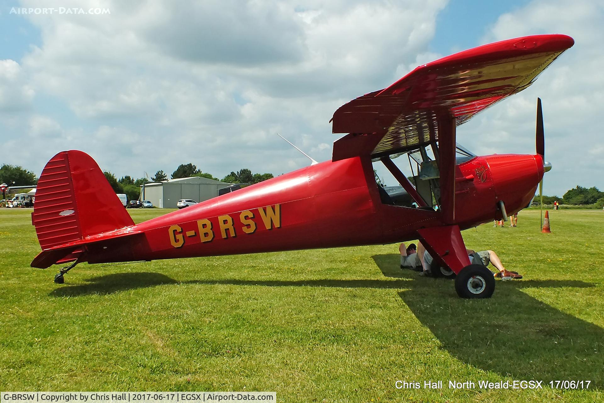 G-BRSW, 1946 Luscombe 8A C/N 3249, Air Britain fly in, North Weald