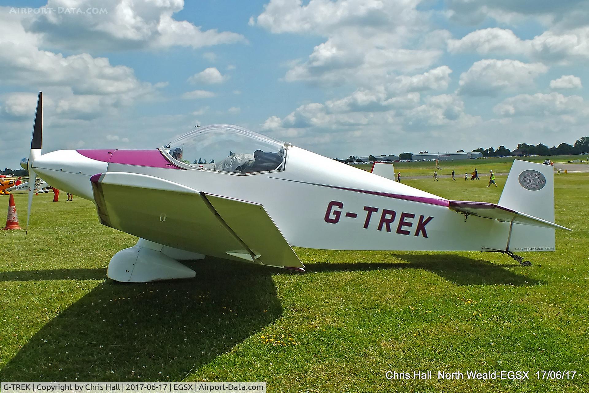 G-TREK, 1995 Jodel D-18 C/N PFA 169-11265, Air Britain fly in, North Weald