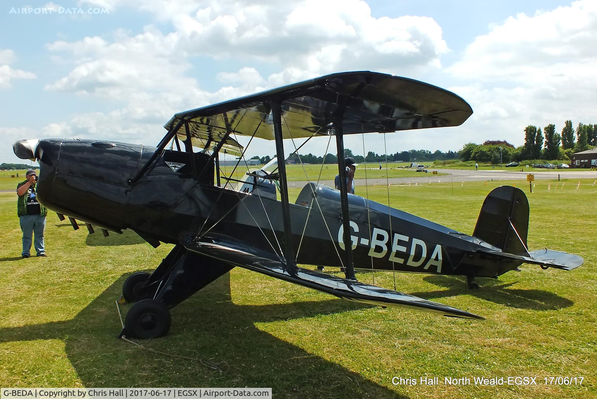 G-BEDA, 1957 CASA 1-131E Srs 2000 Jungmann C/N 2099, Air Britain fly in, North Weald