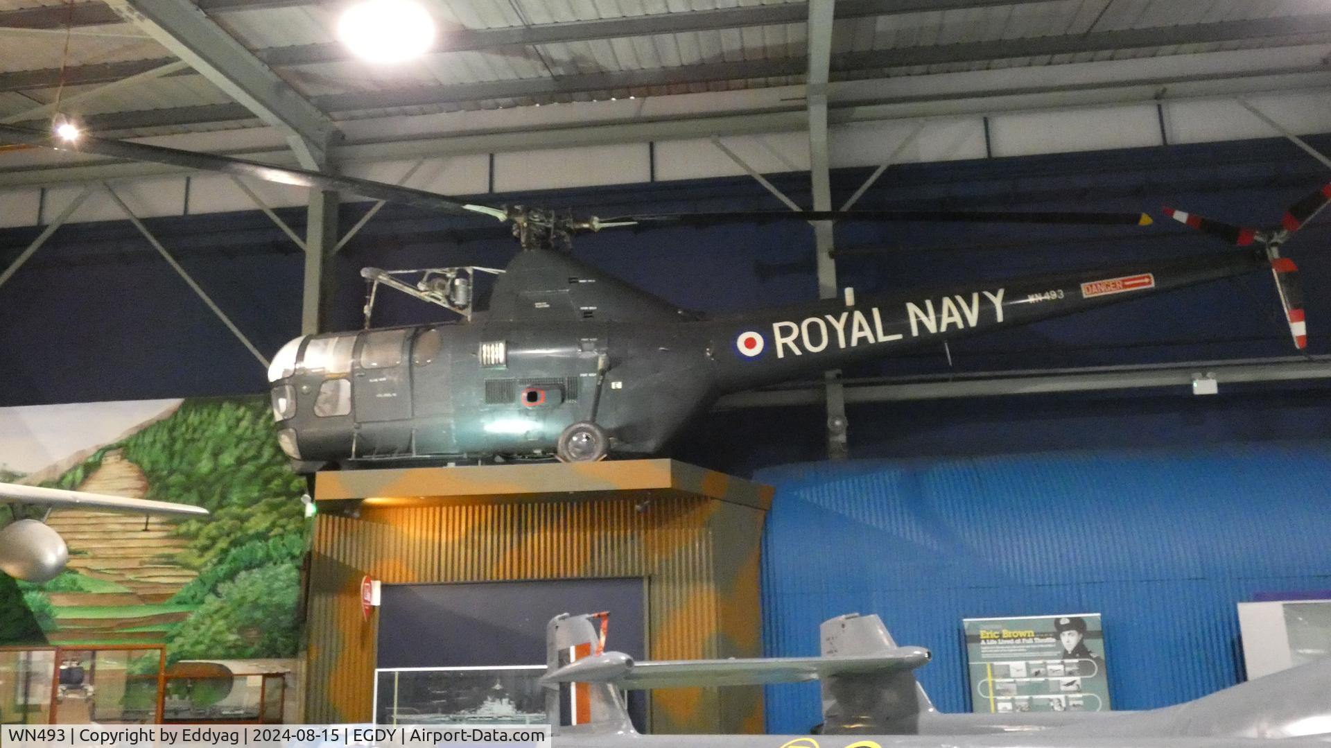 WN493, Westland WS.51 Dragonfly HR.5 C/N WA/H/070, Fleet Air Arm Museum