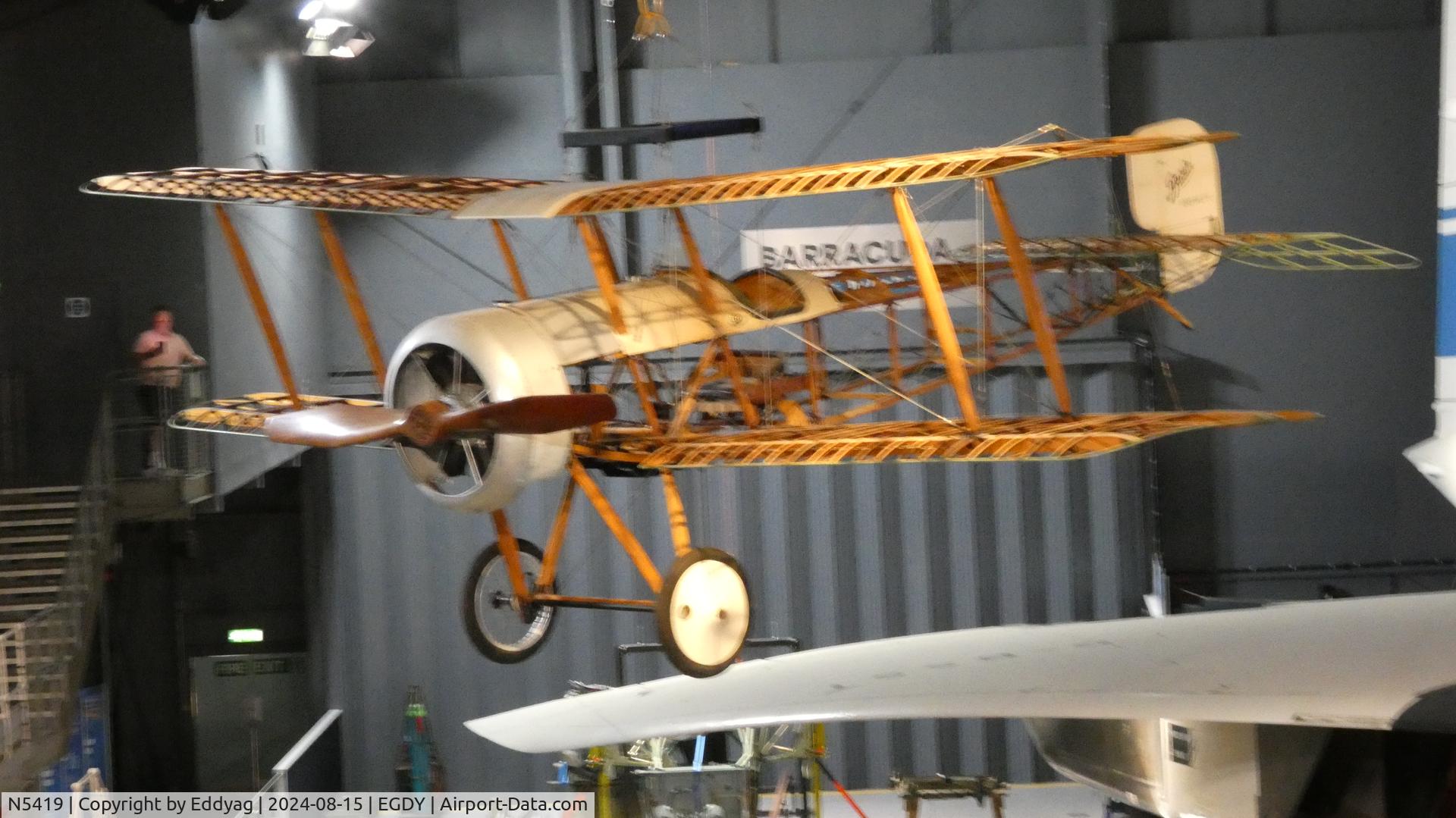 N5419, Bristol Scout Replica C/N 01, Fleet Air Arm Museum