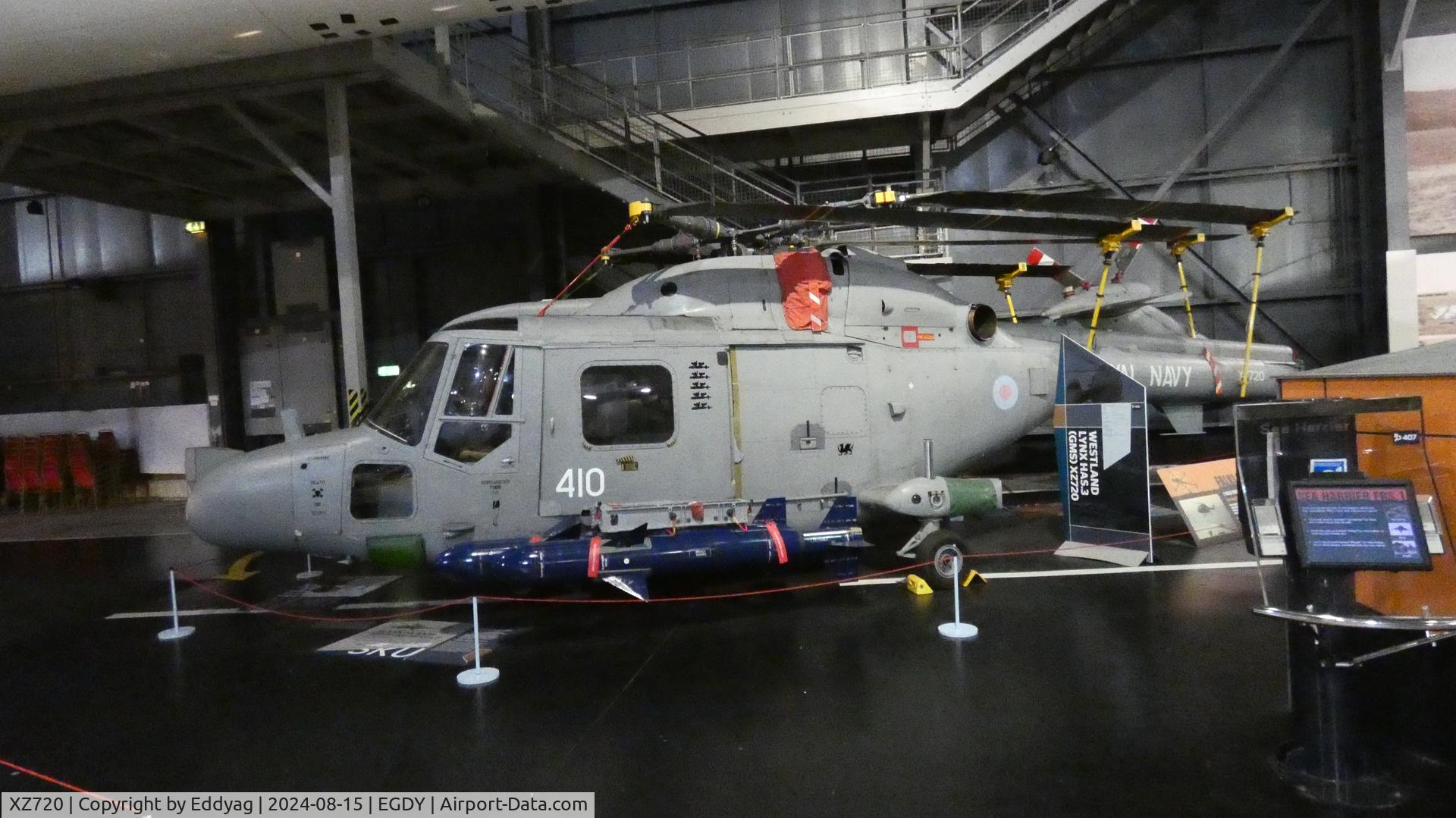 XZ720, 1980 Westland Lynx HAS.3SGM C/N 166, Fleet Air Arm Museum