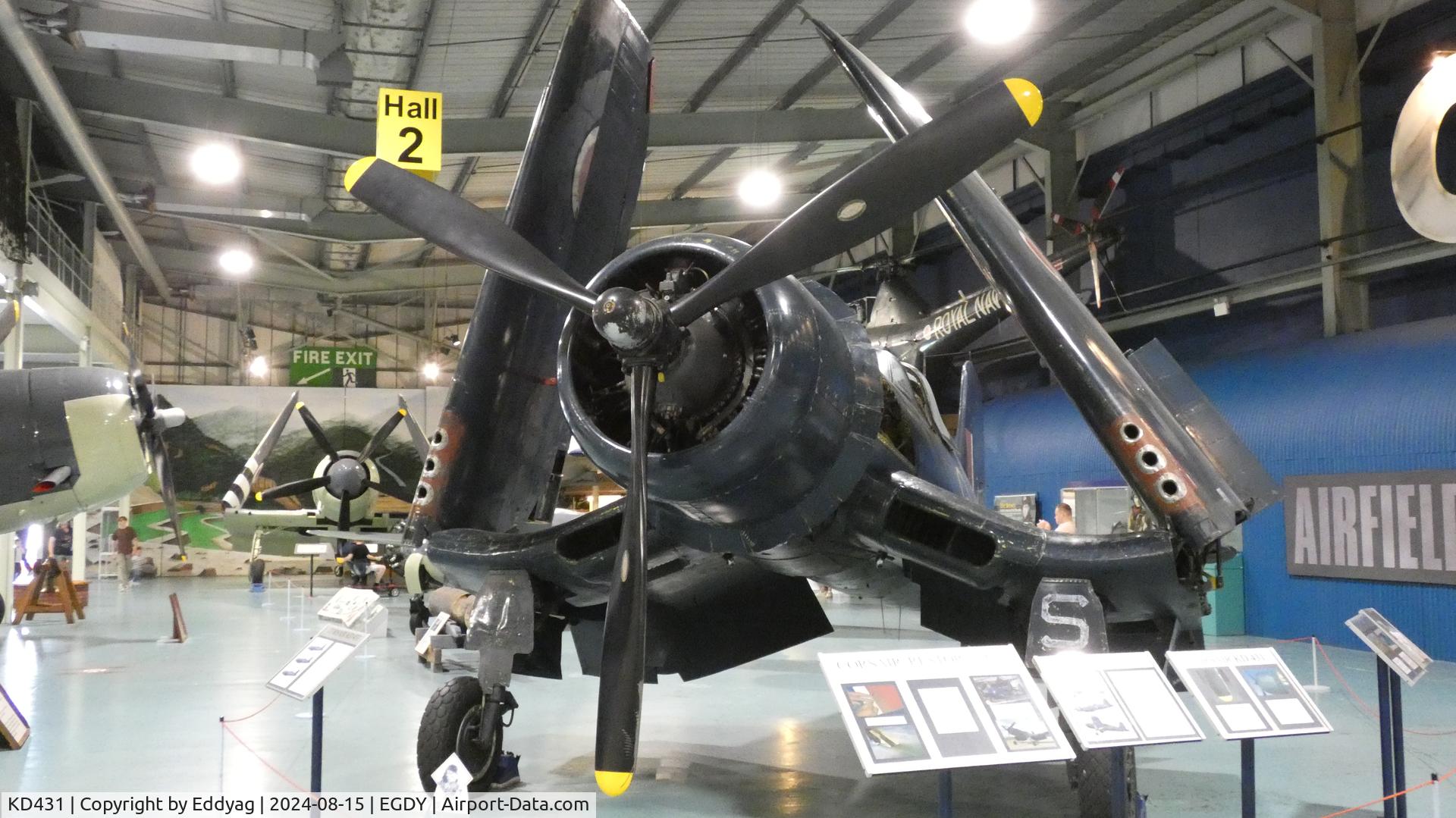 KD431, Goodyear FG-1D Corsair Mk.IV C/N 1871, Fleet Air Arm Museum