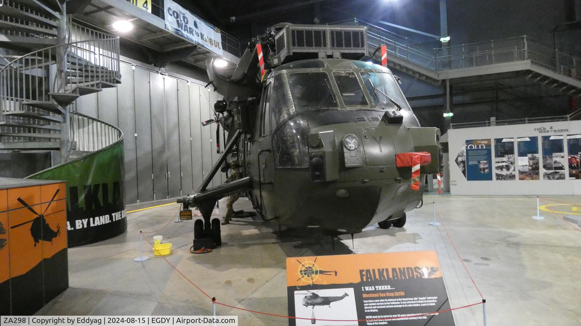 ZA298, 1981 Westland Sea King HC.4 C/N WA912, Fleet Air Arm Museum