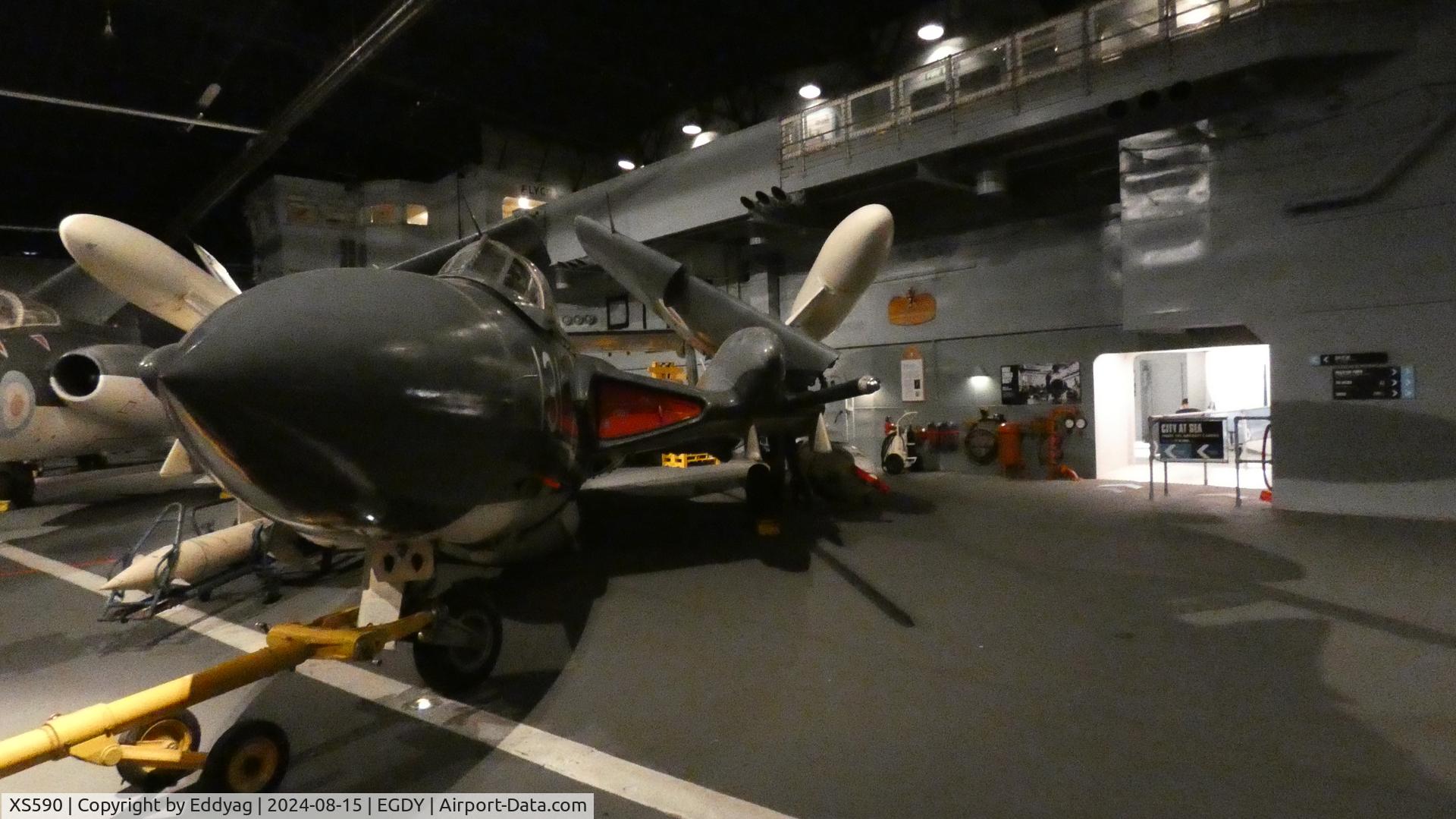 XS590, De Havilland DH-110 Sea Vixen FAW.2 C/N 10148, Fleet Air Arm Museum