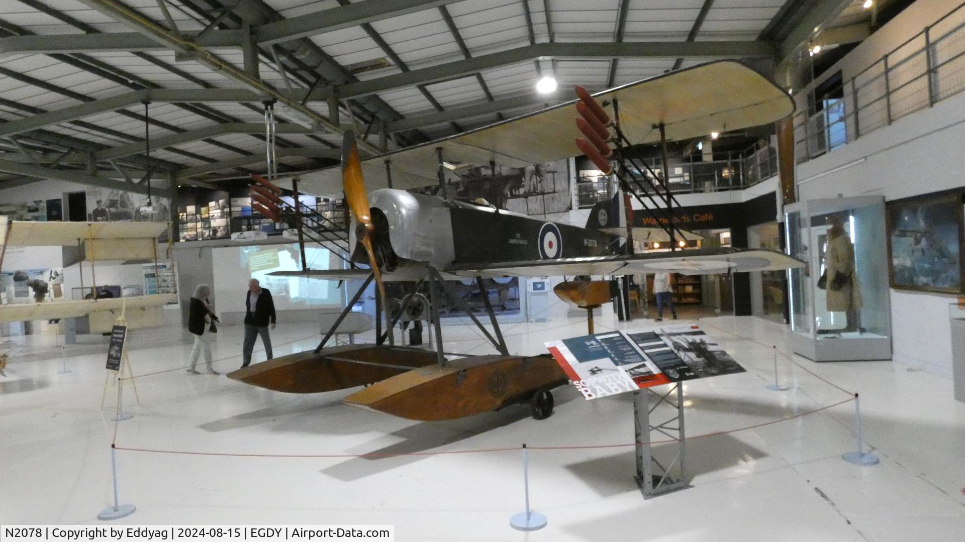 N2078, Sopwith Baby C/N Not found N2078, Fleet Air Arm Museum