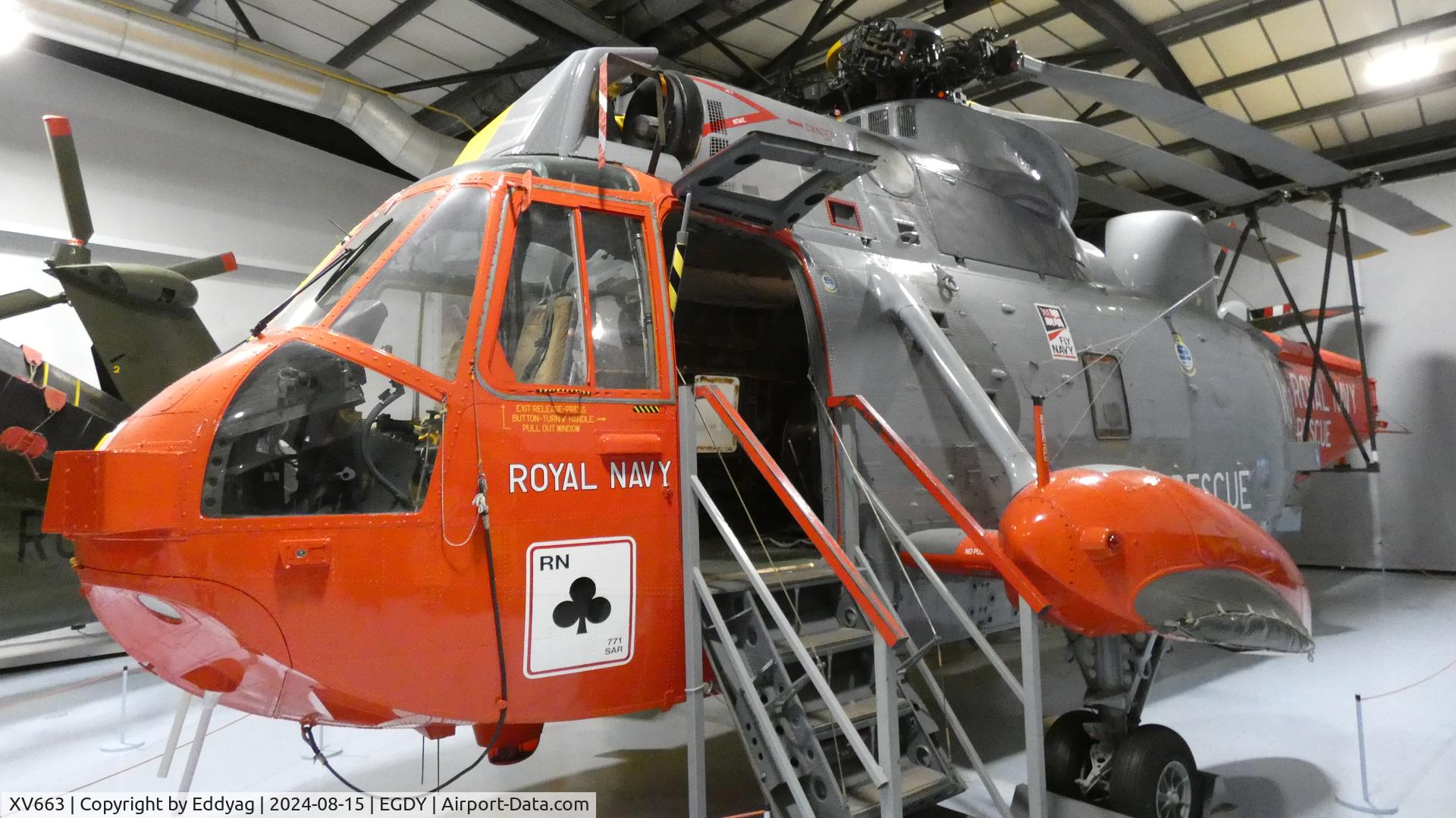 XV663, 1970 Westland Sea King HAS.1 C/N WA651, Fleet Air Arm Museum