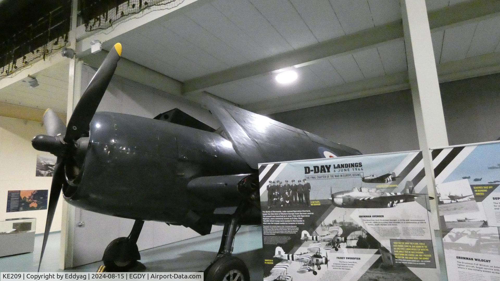 KE209, Grumman Hellcat II (G-50) C/N A-10924, Fleet Air Arm Museum