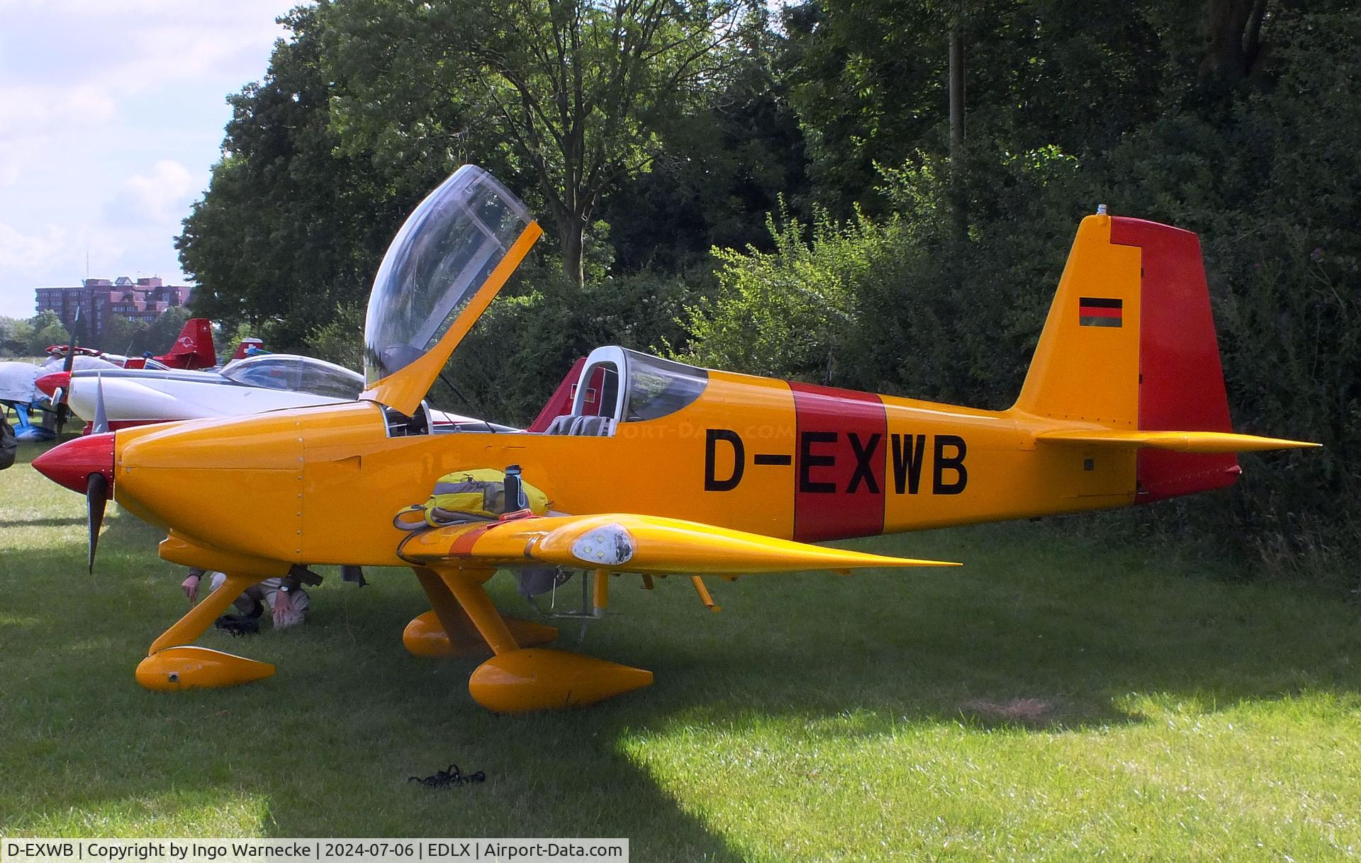 D-EXWB, 2007 Vans RV-9A C/N 445, Vans RV-9A at the 2024 OUV-Meeting at Wesel-Römerwardt airfield