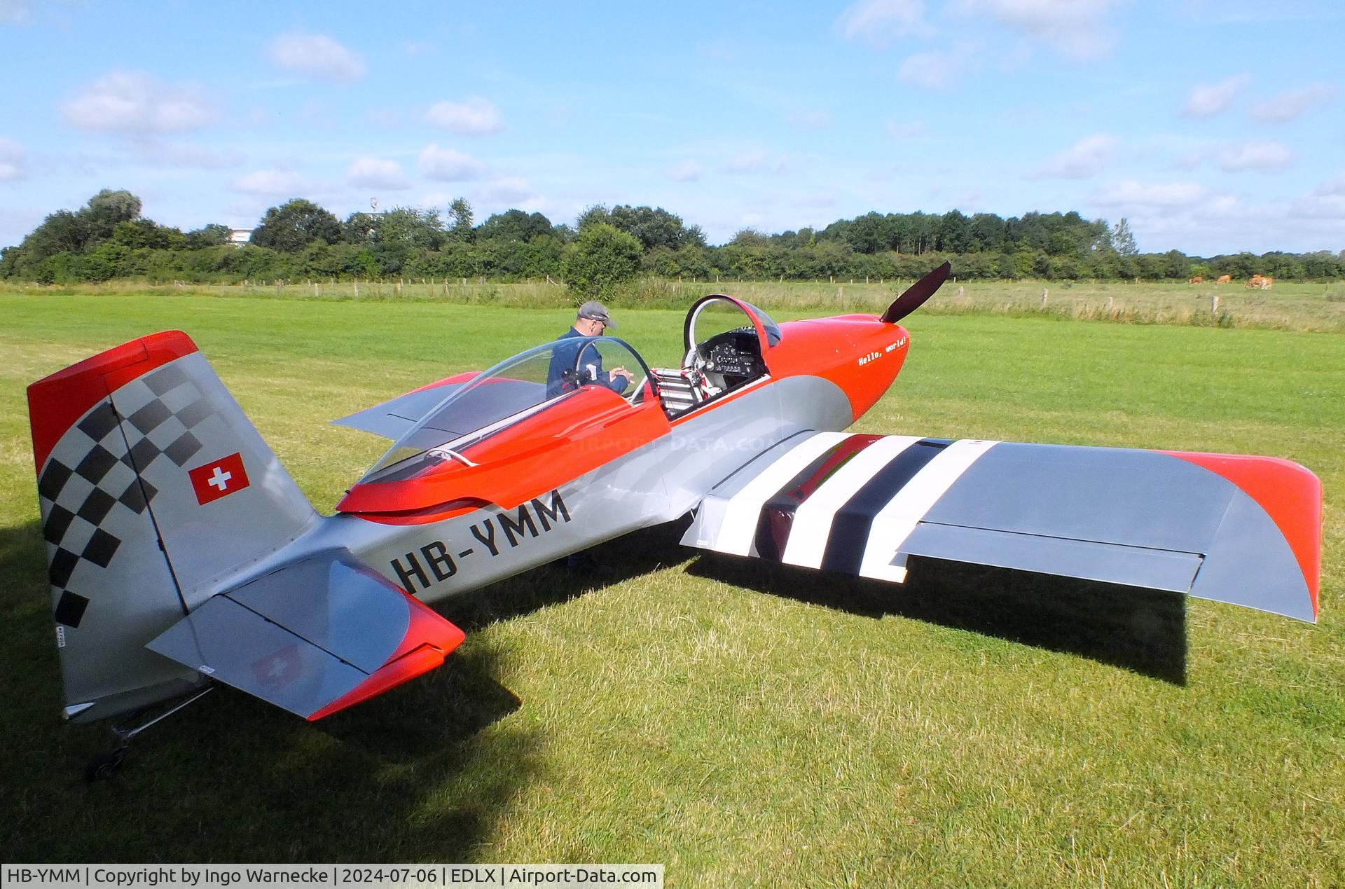 HB-YMM, Van's RV-8 C/N 25685, Vans RV-8 at the 2024 OUV-Meeting at Wesel-Römerwardt airfield