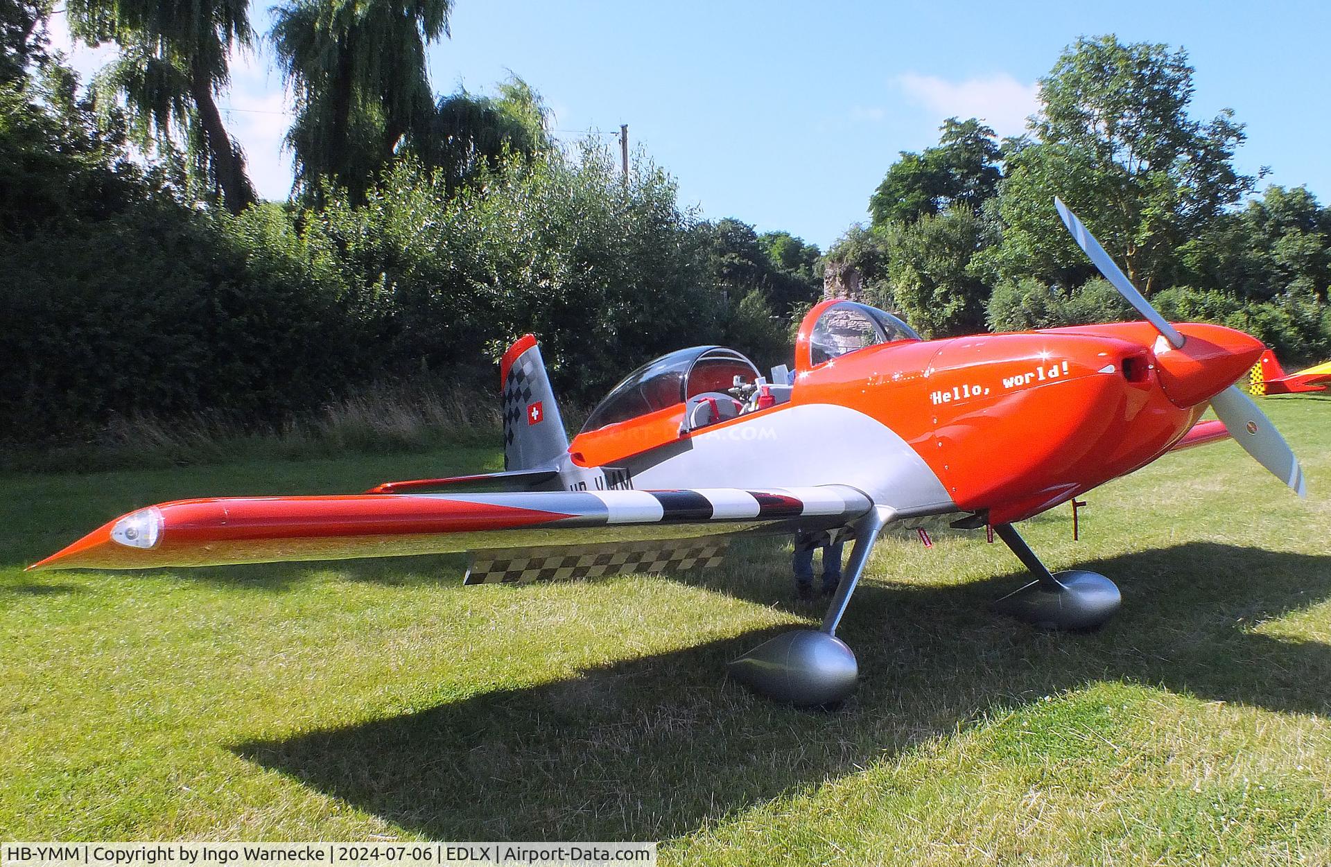 HB-YMM, Van's RV-8 C/N 25685, Vans RV-8 at the 2024 OUV-Meeting at Wesel-Römerwardt airfield