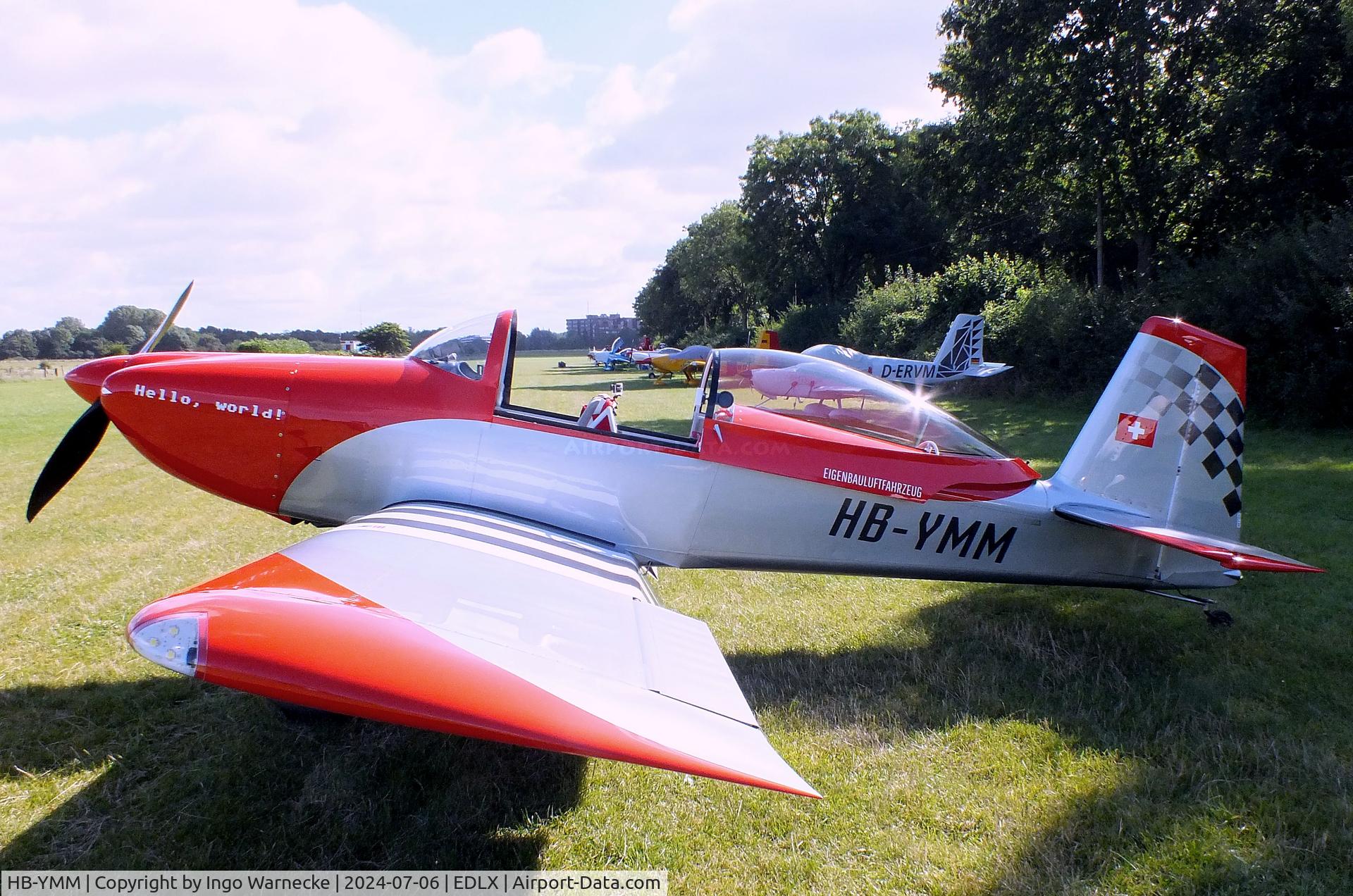HB-YMM, Van's RV-8 C/N 25685, Vans RV-8 at the 2024 OUV-Meeting at Wesel-Römerwardt airfield
