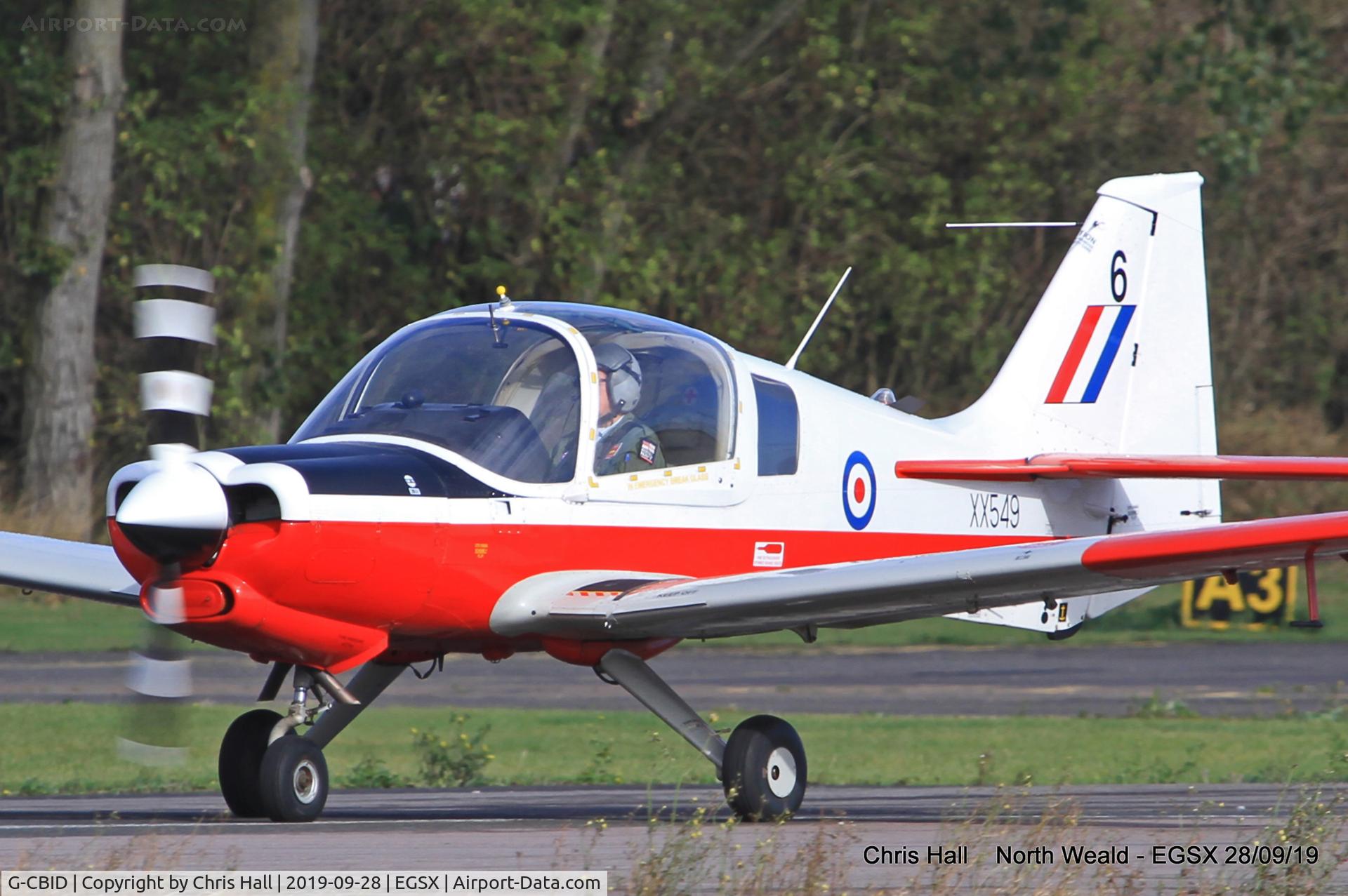 G-CBID, 1974 Scottish Aviation Bulldog T.1 C/N BH.120/242, North Weald