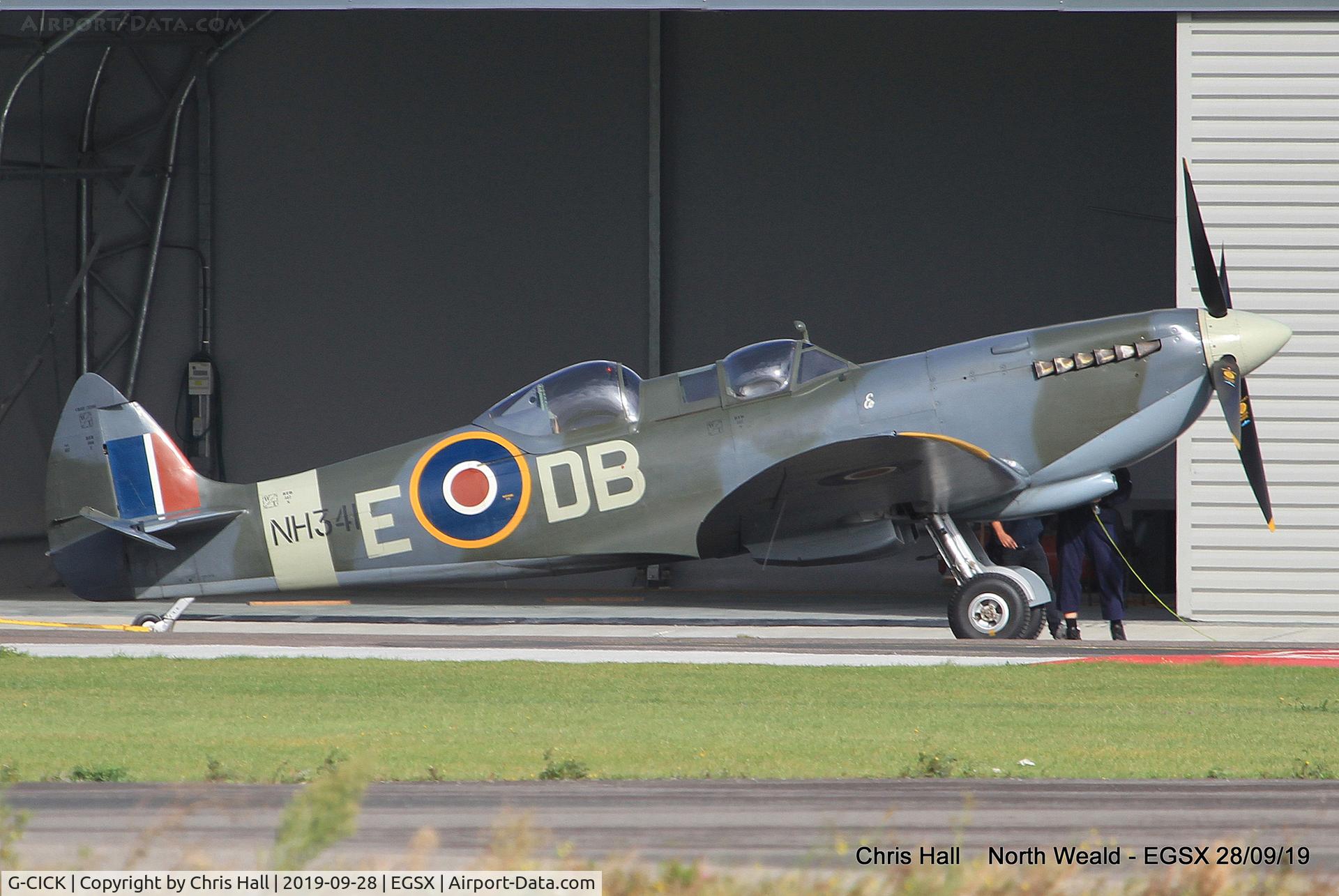 G-CICK, 1944 Supermarine 361 Spitfire LF.IXe C/N CBAF 8912, North Weald