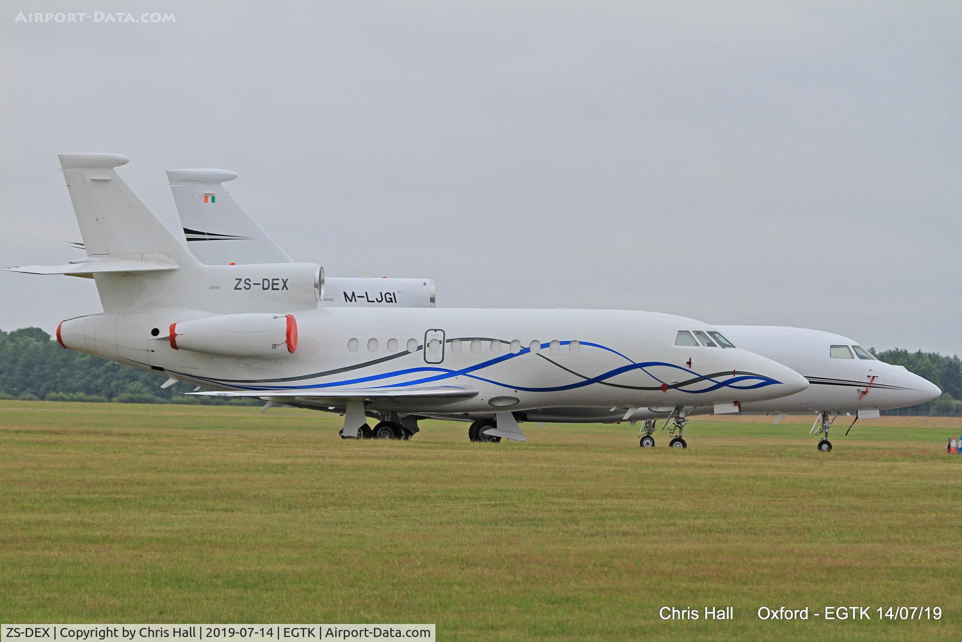 ZS-DEX, 2000 Dassault Falcon 900EX C/N 65, Oxford