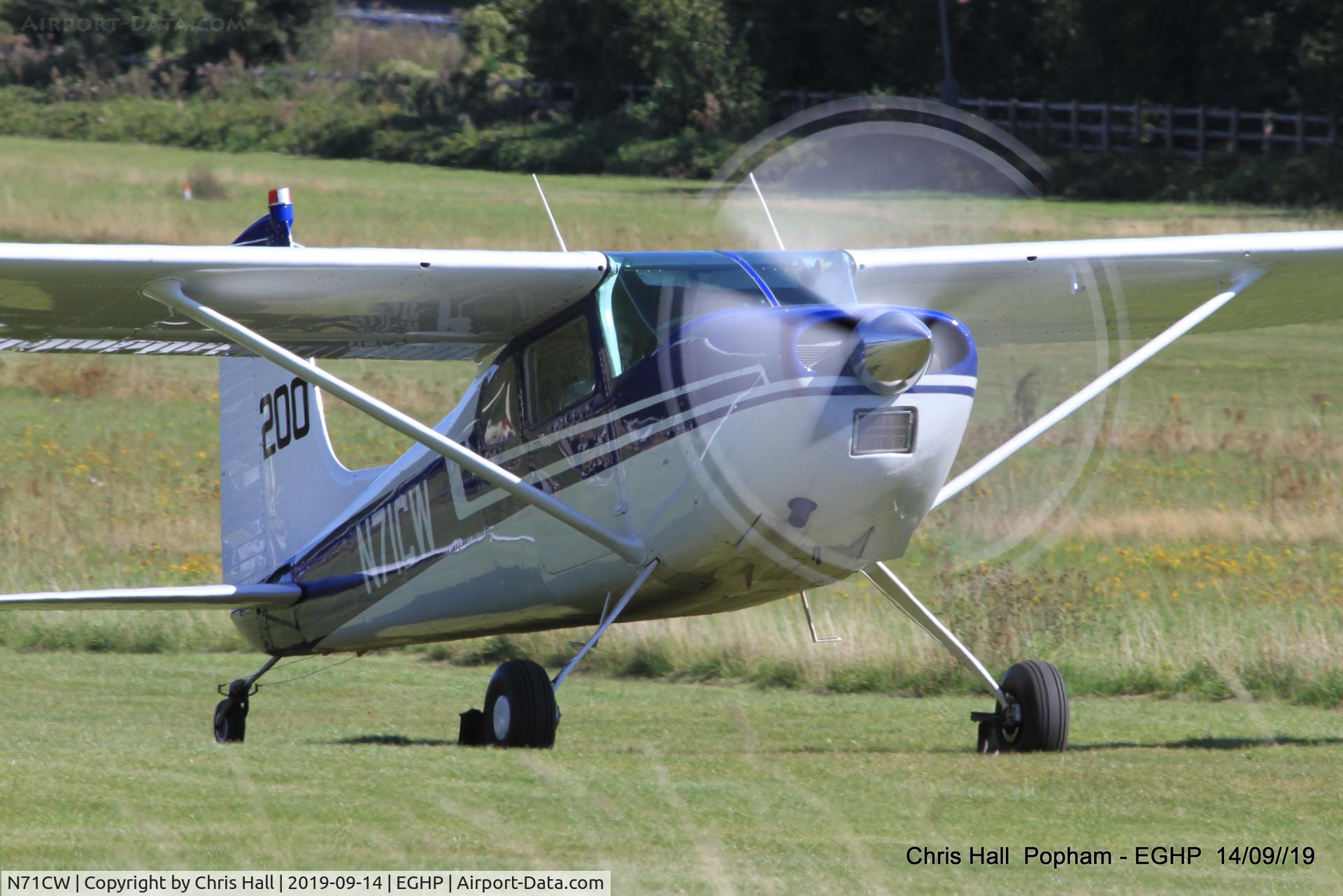 N71CW, 1962 Cessna 180E C/N 18051093, Popham