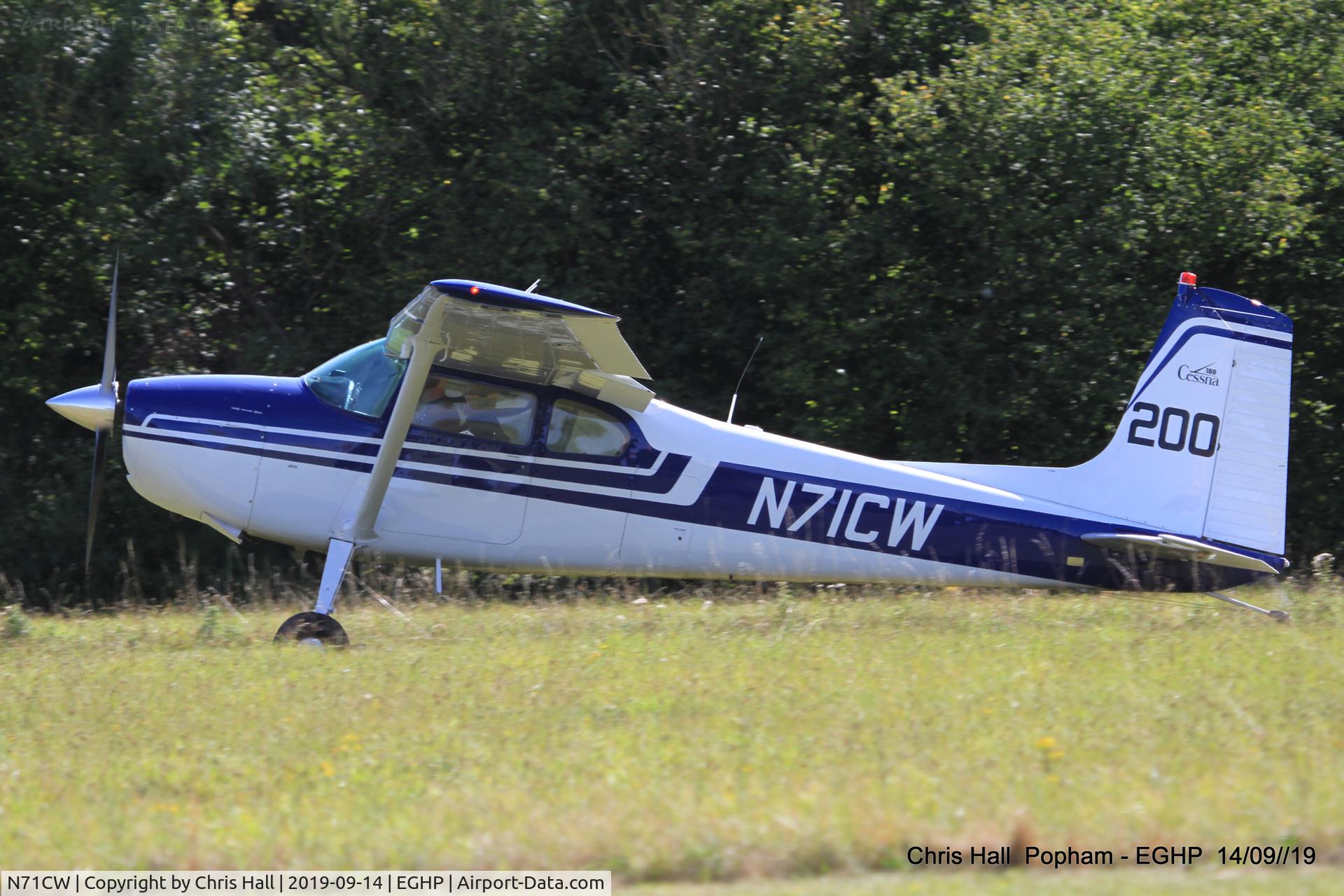 N71CW, 1962 Cessna 180E C/N 18051093, Popham