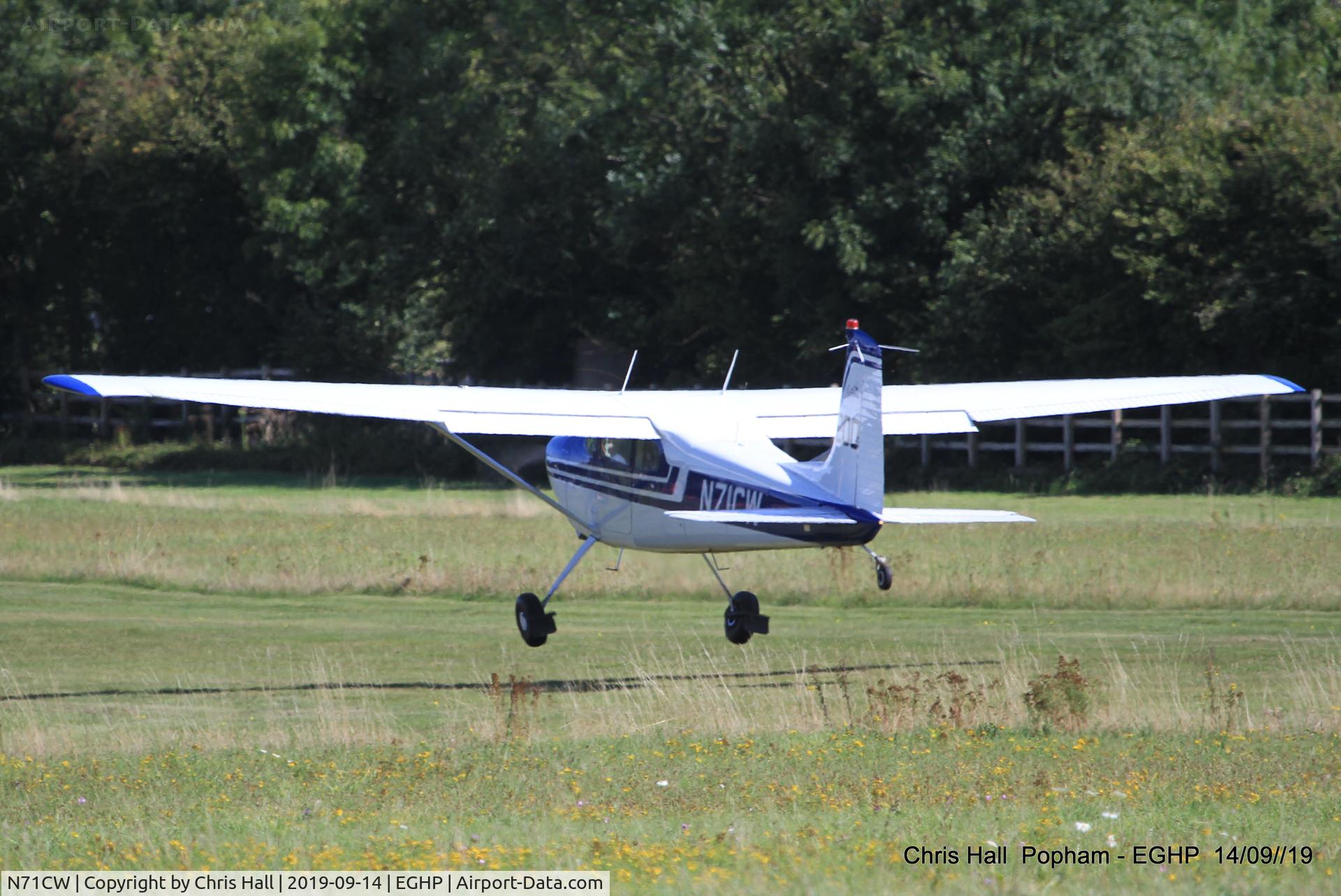 N71CW, 1962 Cessna 180E C/N 18051093, Popham