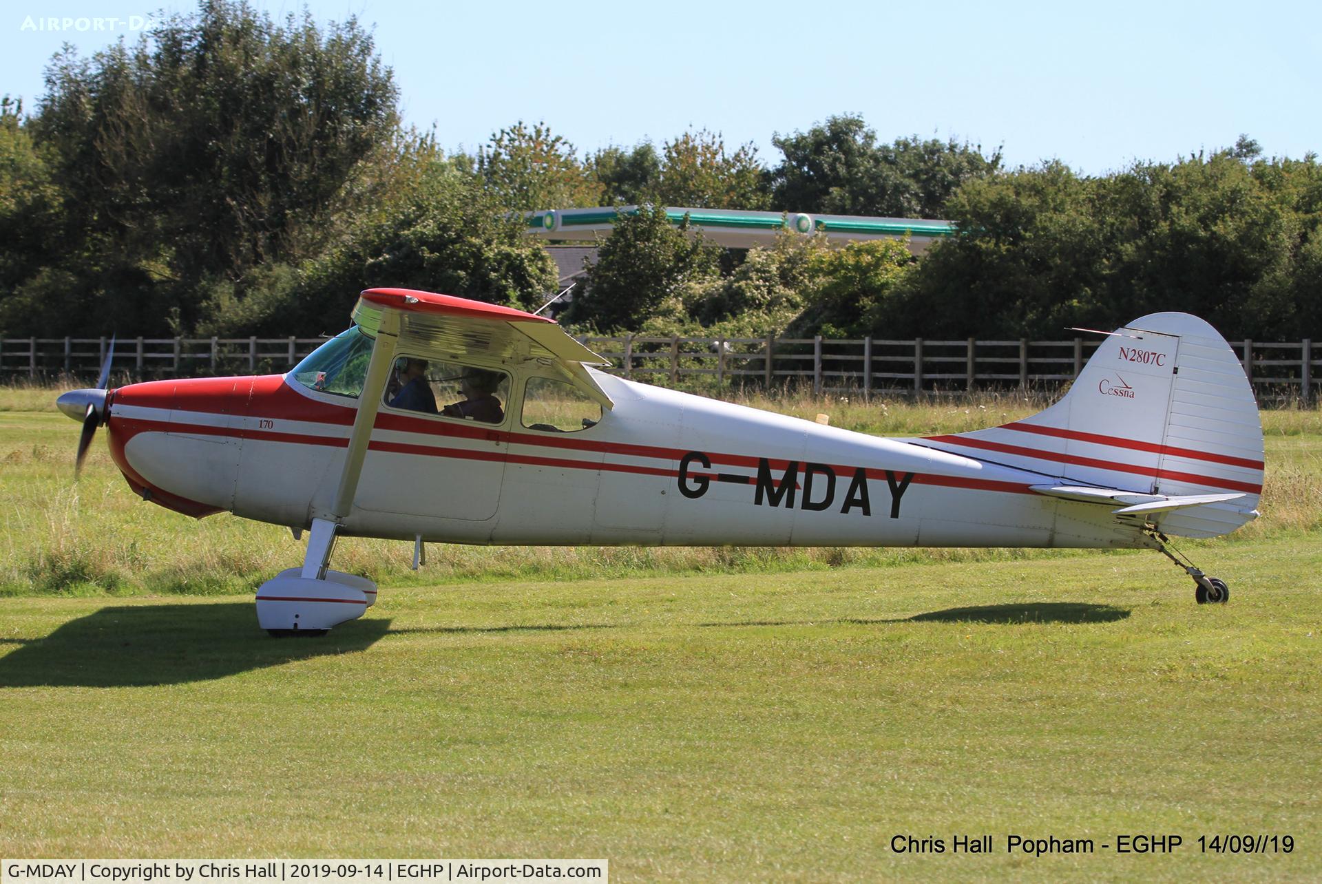 G-MDAY, 1954 Cessna 170B C/N 26350, Popham