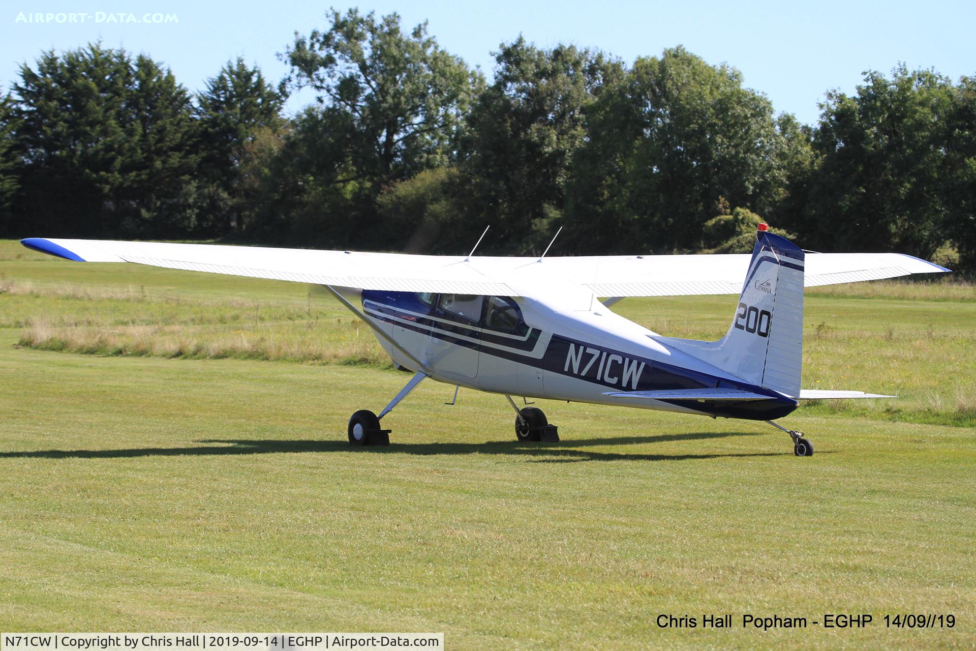 N71CW, 1962 Cessna 180E C/N 18051093, Popham