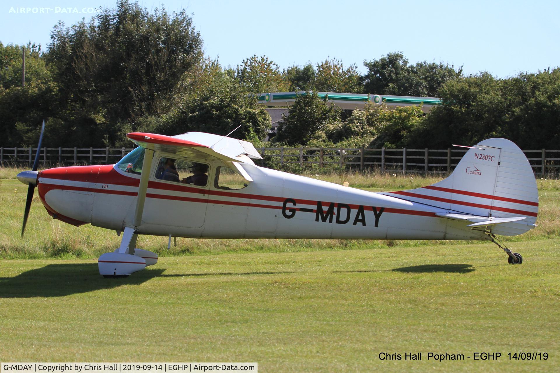 G-MDAY, 1954 Cessna 170B C/N 26350, Popham