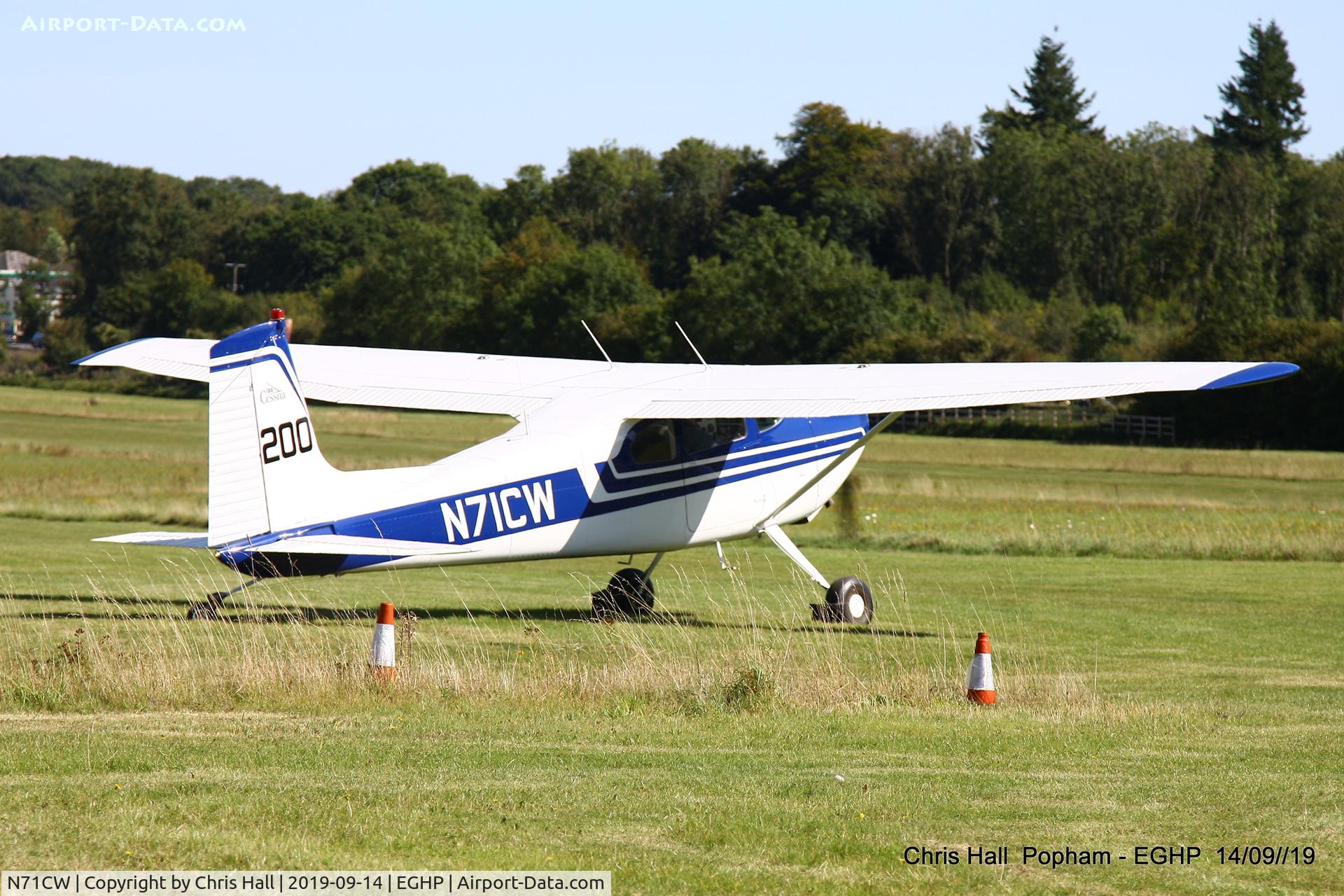 N71CW, 1962 Cessna 180E C/N 18051093, Popham
