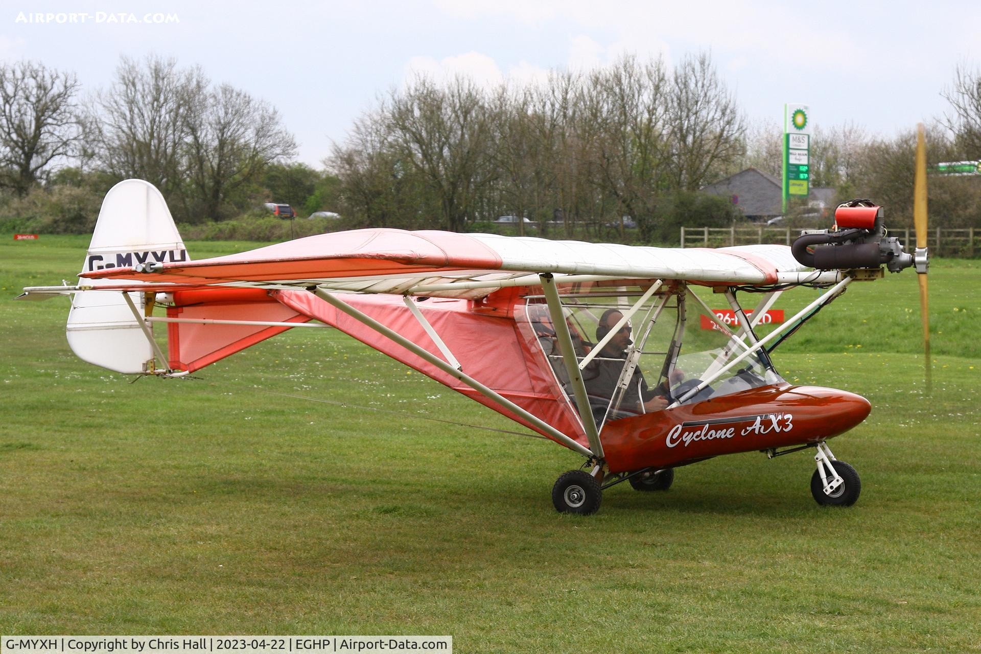 G-MYXH, 1995 Cyclone Airsports AX3/503 C/N 7028, Popham