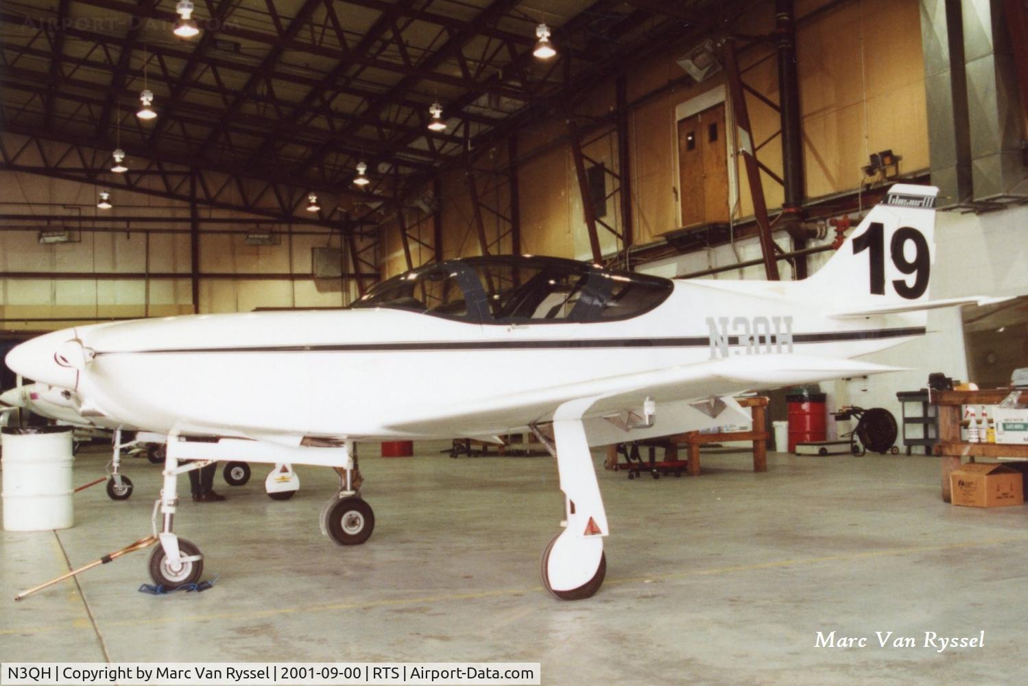 N3QH, Stoddard-Hamilton Glasair III SH-3R C/N 3179, Race #19 N3QH at Reno Air Races in September 2001.