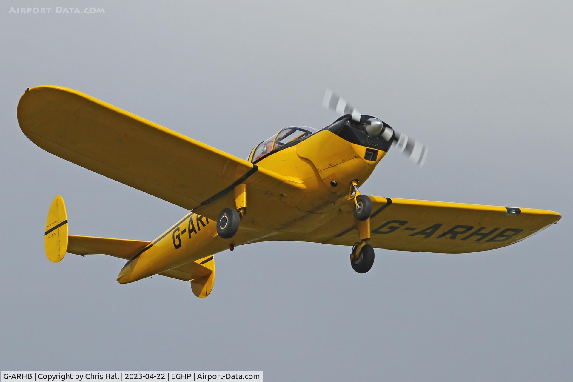 G-ARHB, 1960 Forney F-1A Aircoupe C/N 5733, Popham