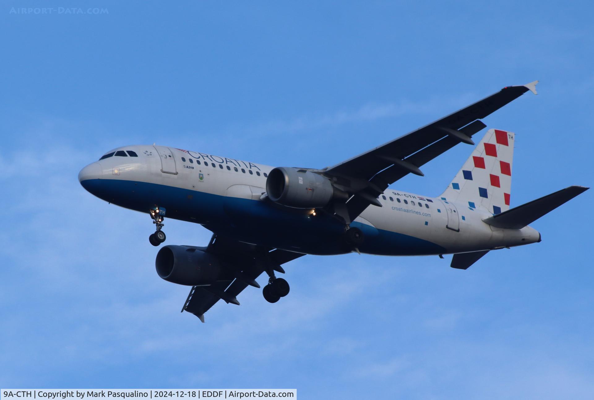 9A-CTH, 1998 Airbus A319-112 C/N 833, Airbus A319-112