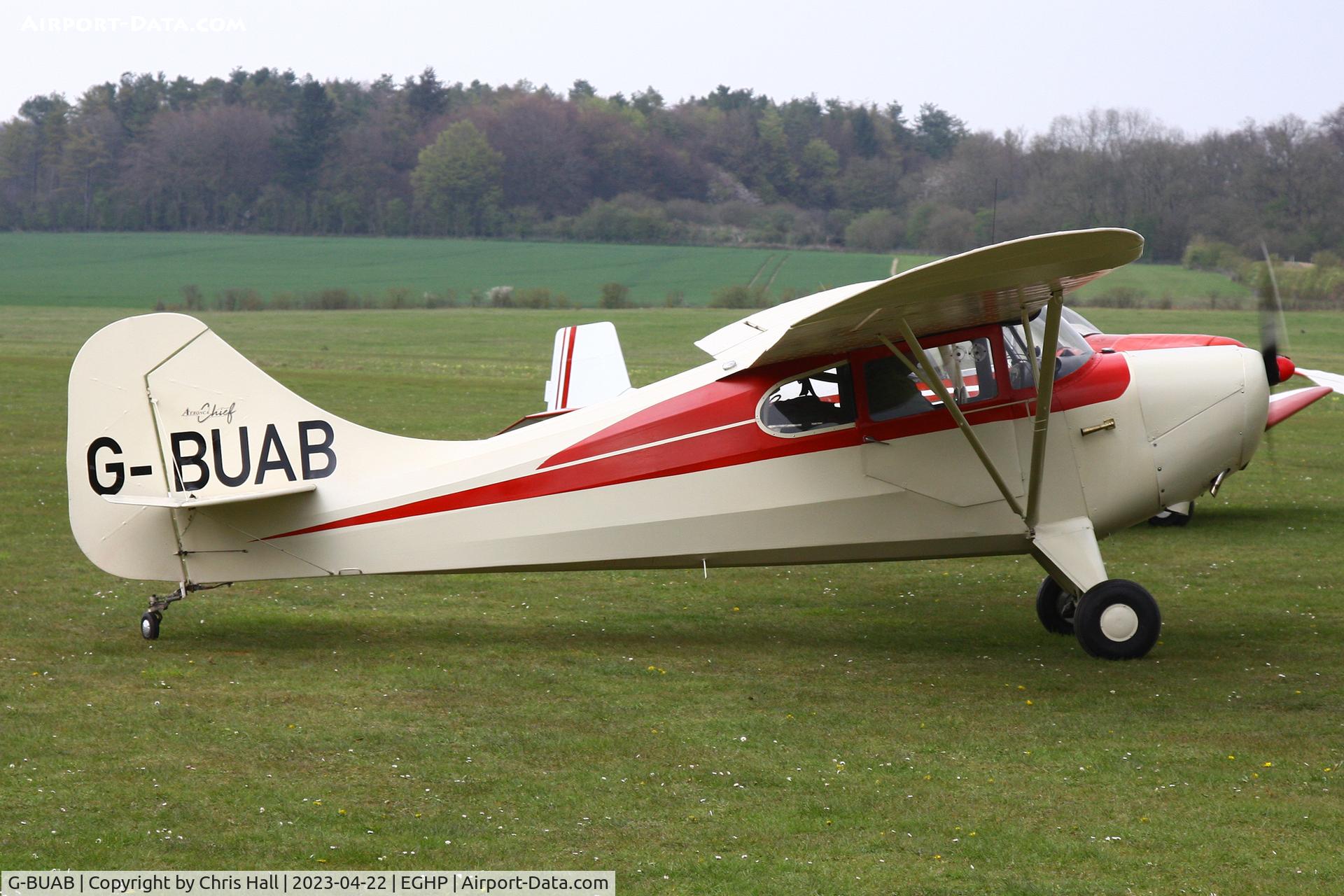 G-BUAB, 1947 Aeronca 11AC Chief C/N 11AC-1759, Popham