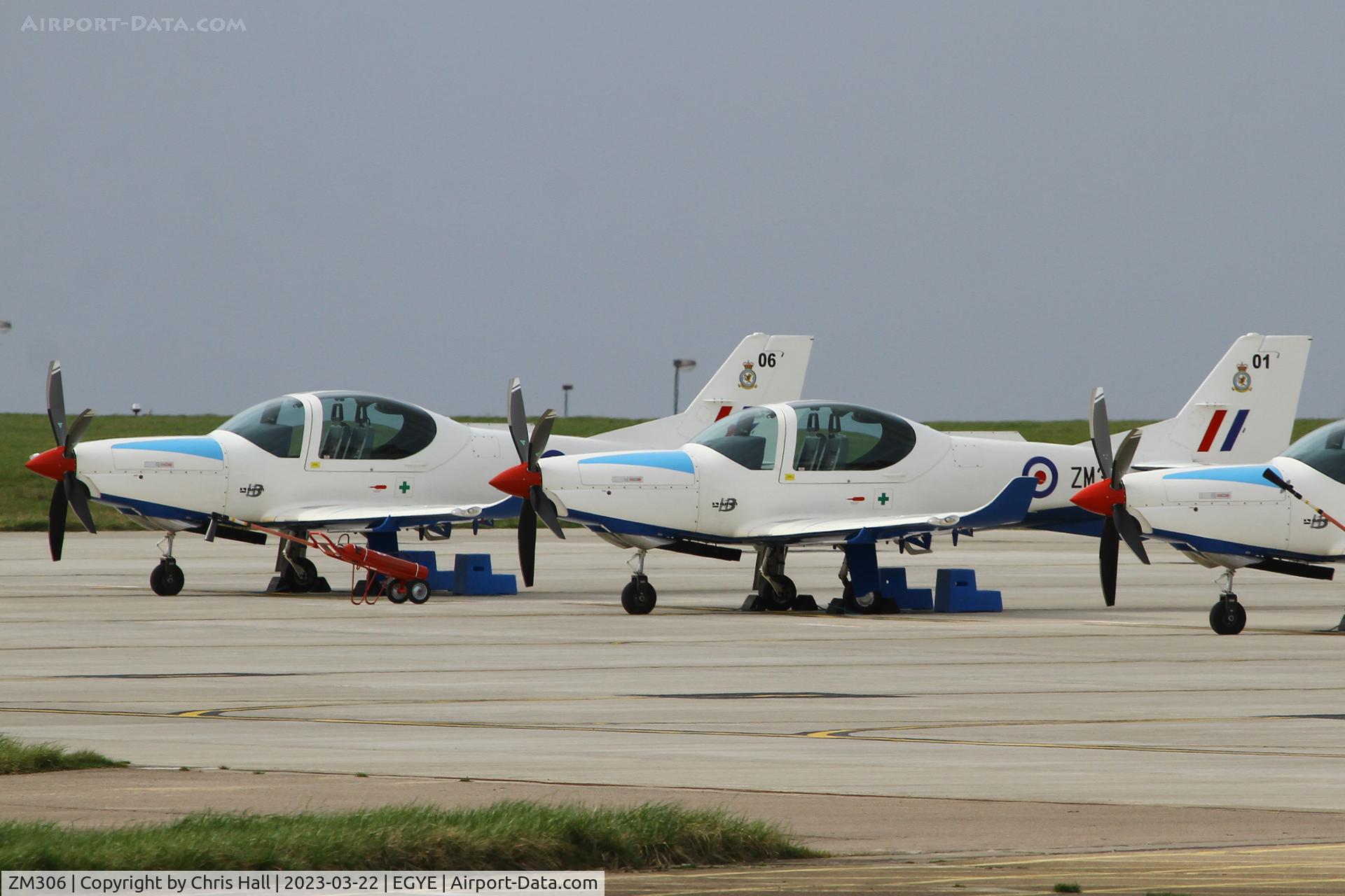 ZM306, 2017 Grob G-120TP-A Prefect T.1 C/N 11118, RAF Barkston Heath