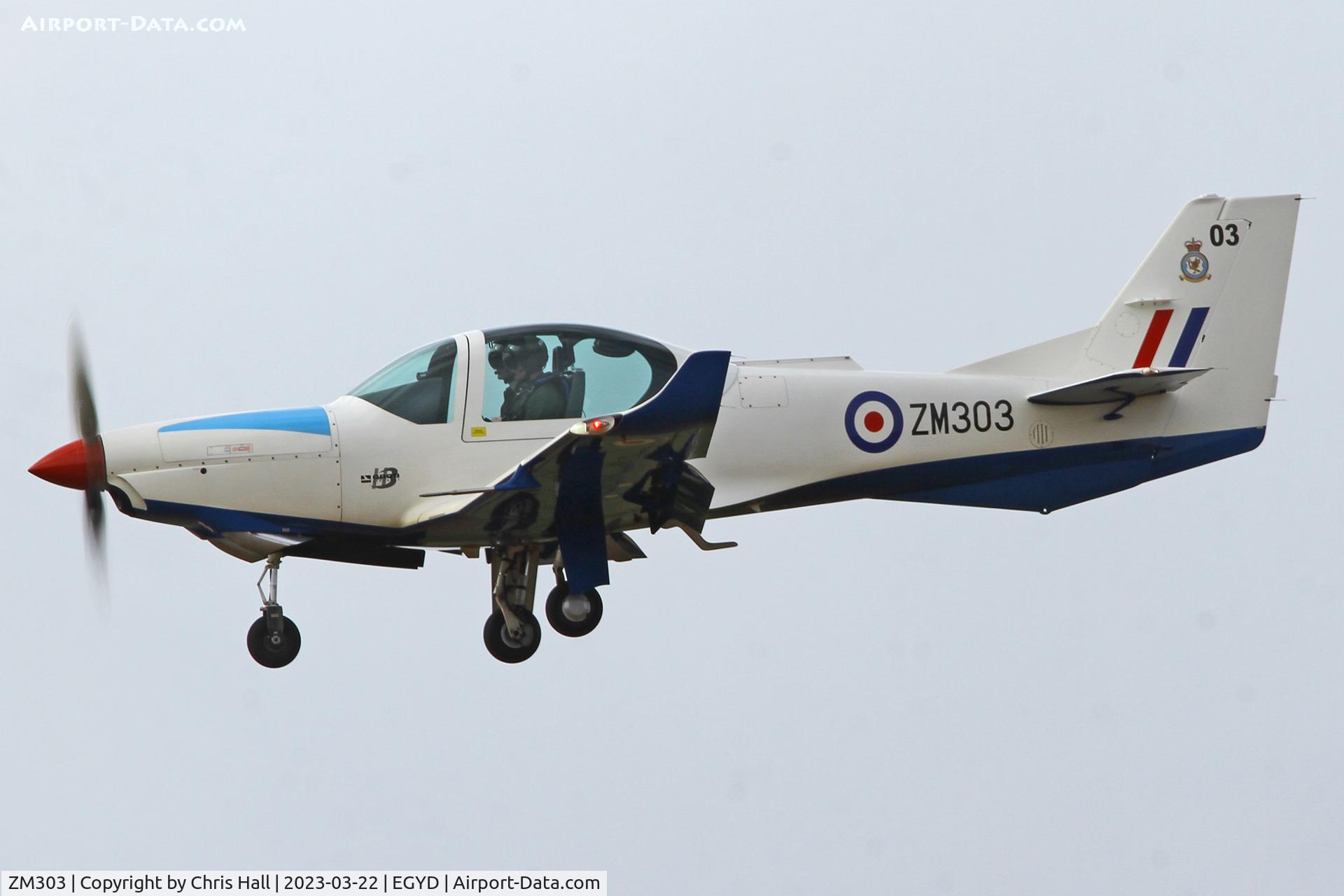 ZM303, 2017 Grob G-120TP-A Prefect T.1 C/N 11112, RAF Cranwell