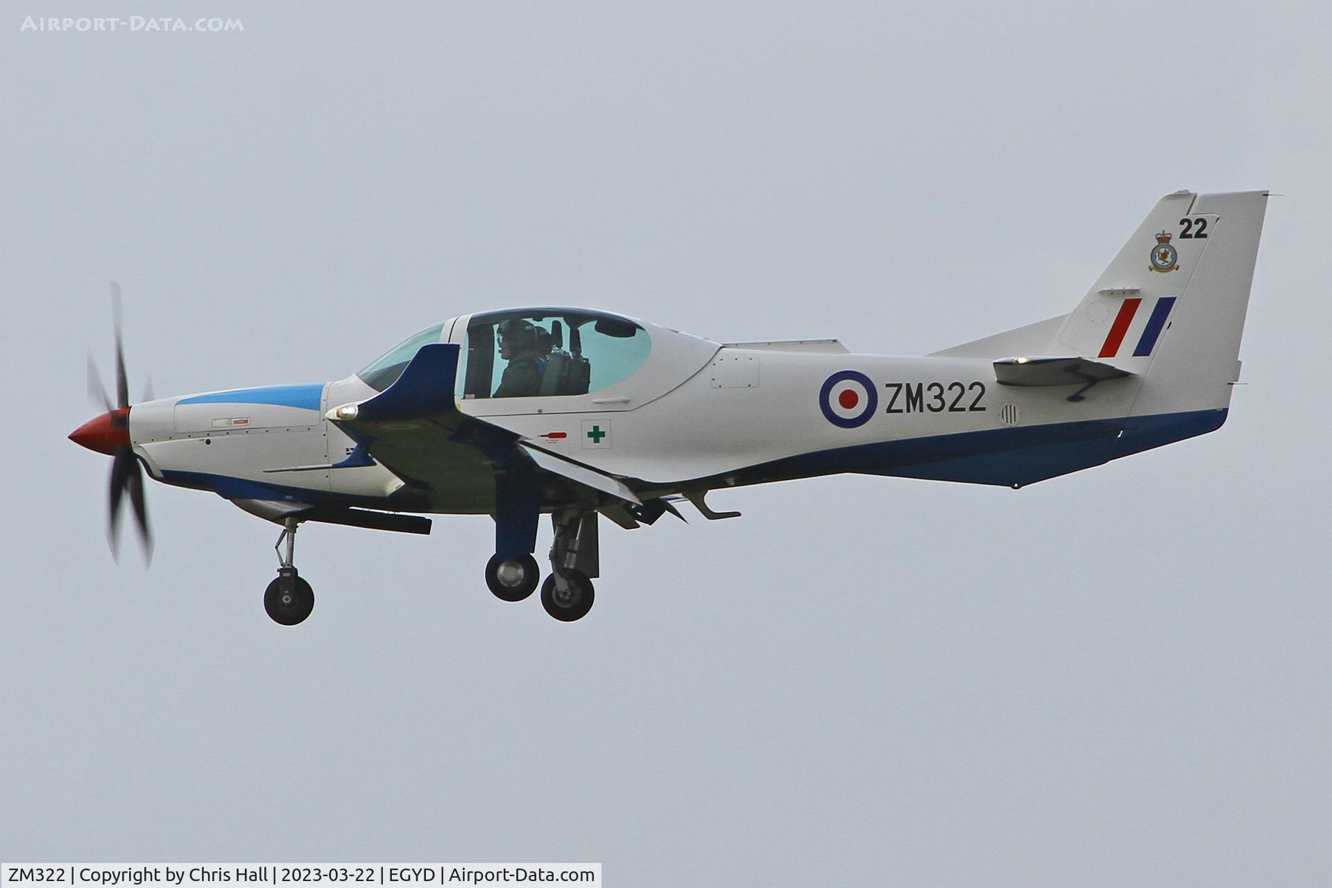 ZM322, 2017 Grob G-120TP-A Prefect T.1 C/N 11147, RAF Cranwell