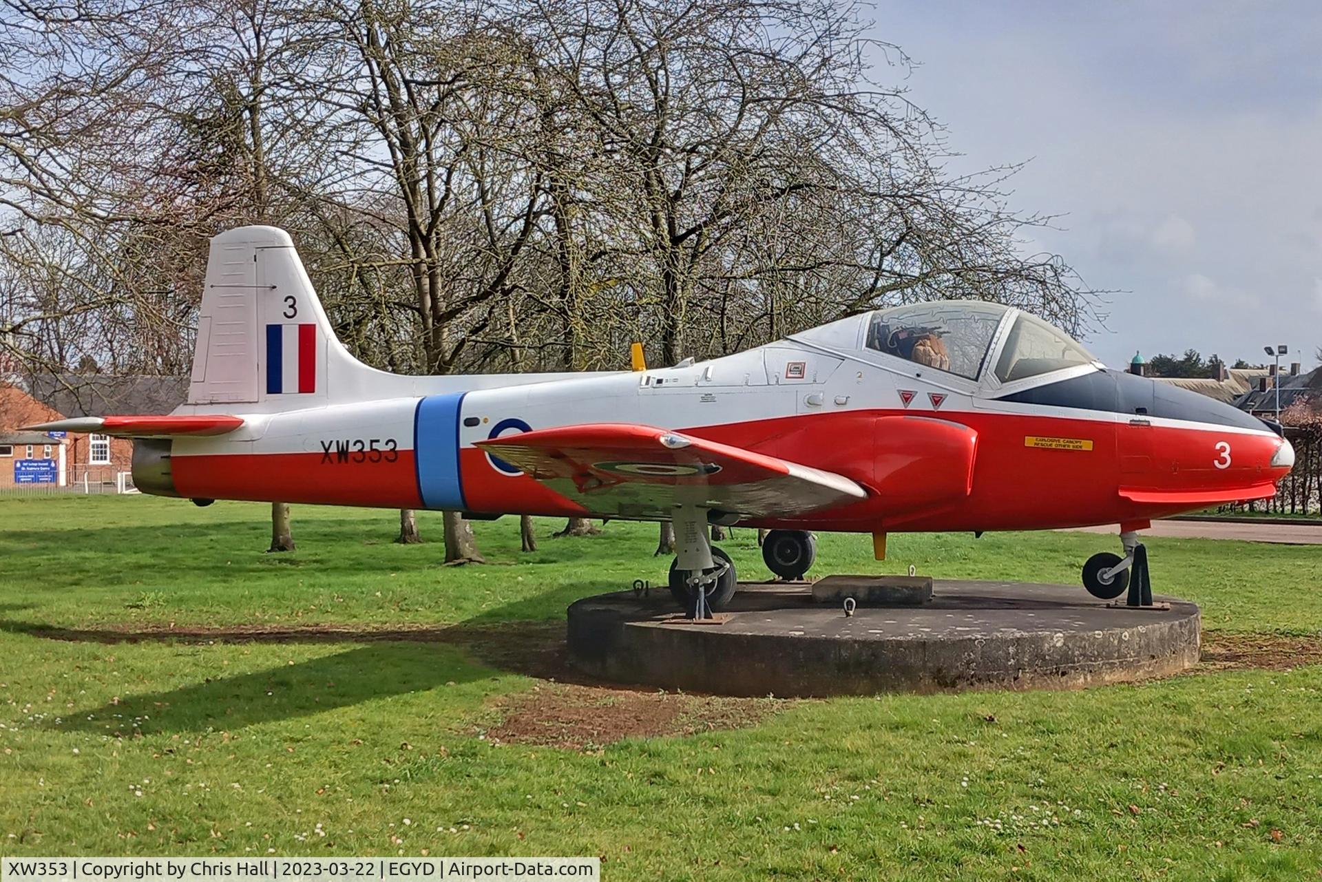 XW353, 1971 BAC 84 Jet Provost T.5A C/N EEP/JP/1003, RAF Cranwell